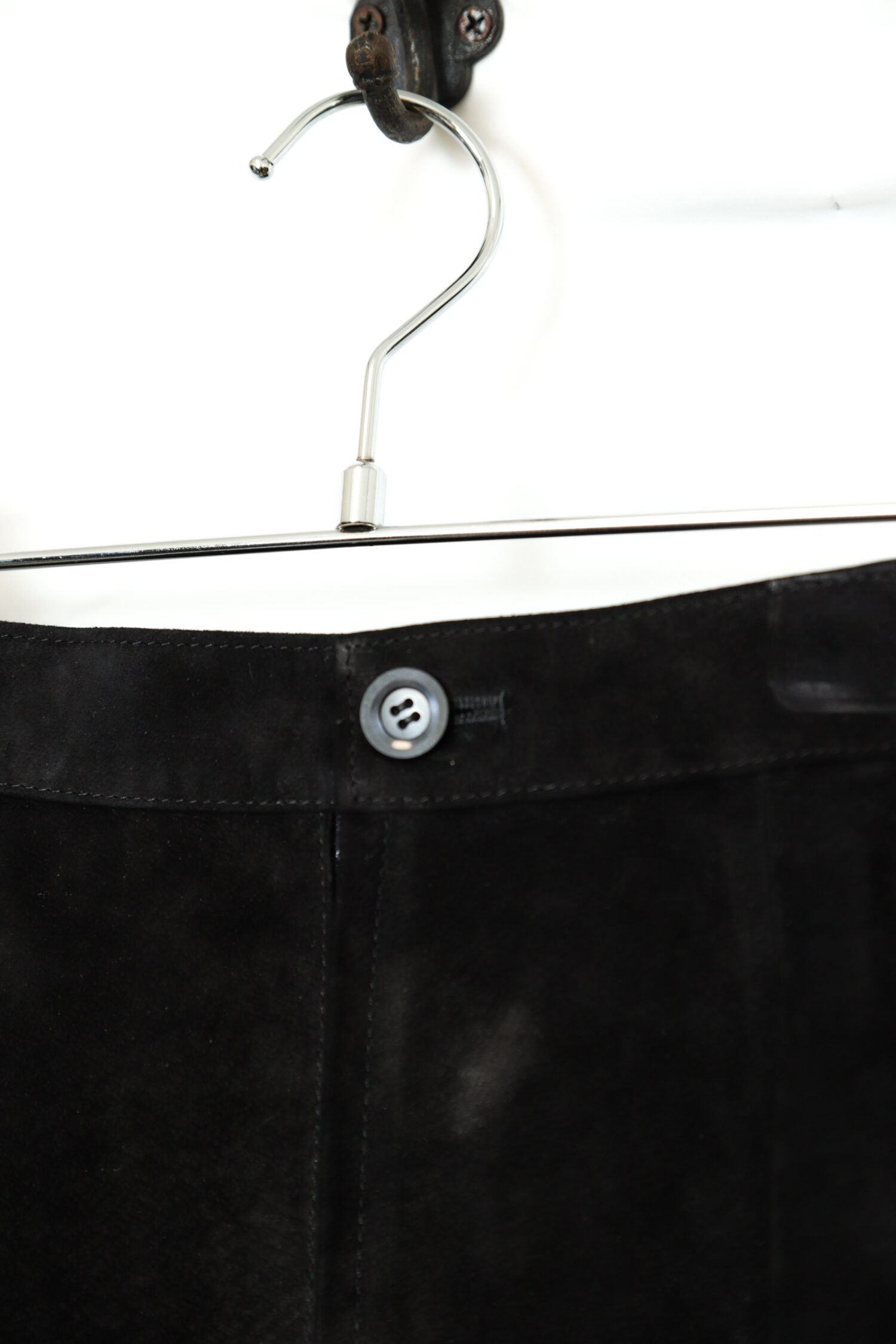Alternative view of VINTAGE PIG LEATHER SKIRT/W70