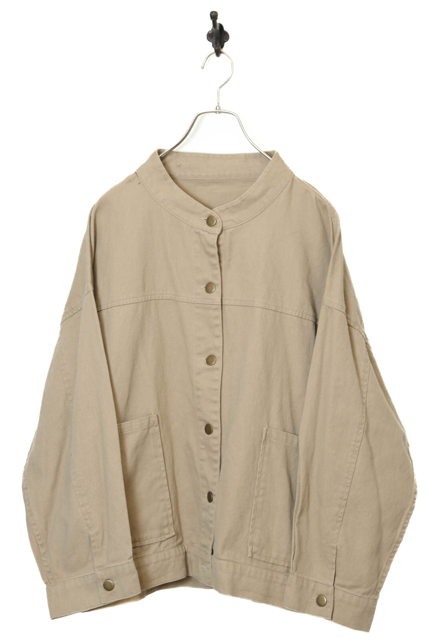 VINTAGE COLLARLESS JACKET/XL