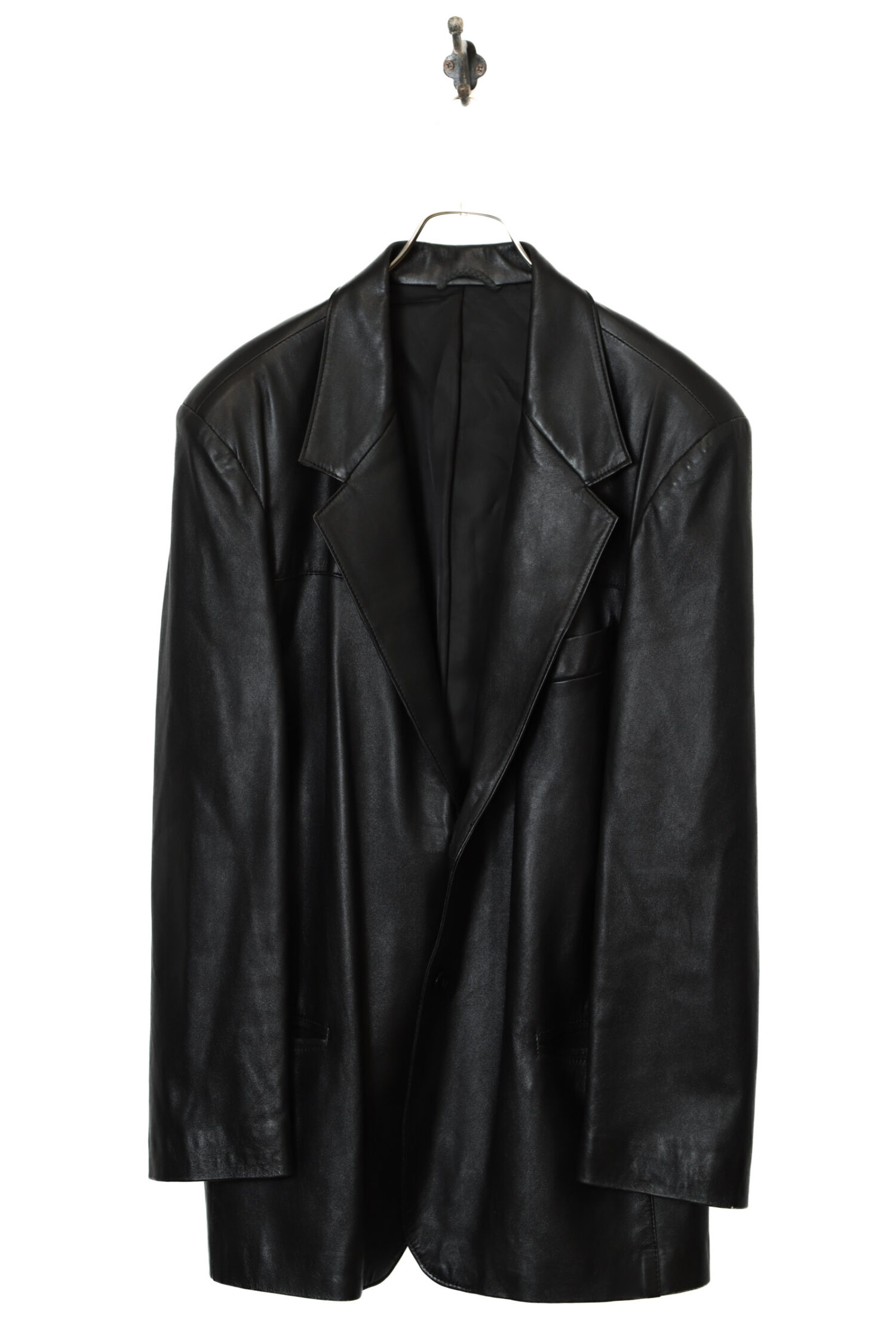 USED VERA PELLE LEATHER TAILORED JACKET/M