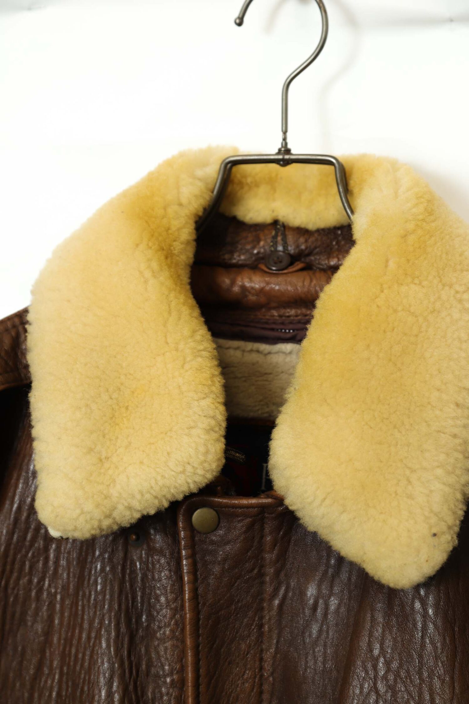 Alternative view of 90'S LEATHER BOMBER JACKET/POLO CLUB/XL