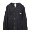 USED DANTON COLLARLESS DENIM JACKET/L