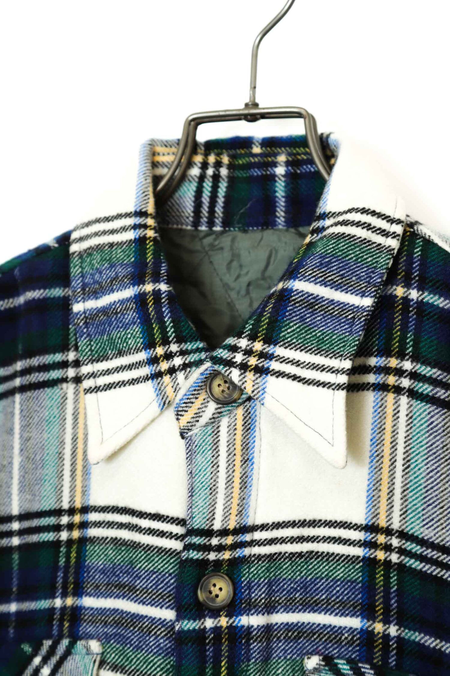 Alternative view of VINTAGE WOOLY CHECK PATTERN CPO JACKET/XL