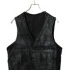VINTAGE SHEEP LEATHER VEST/L