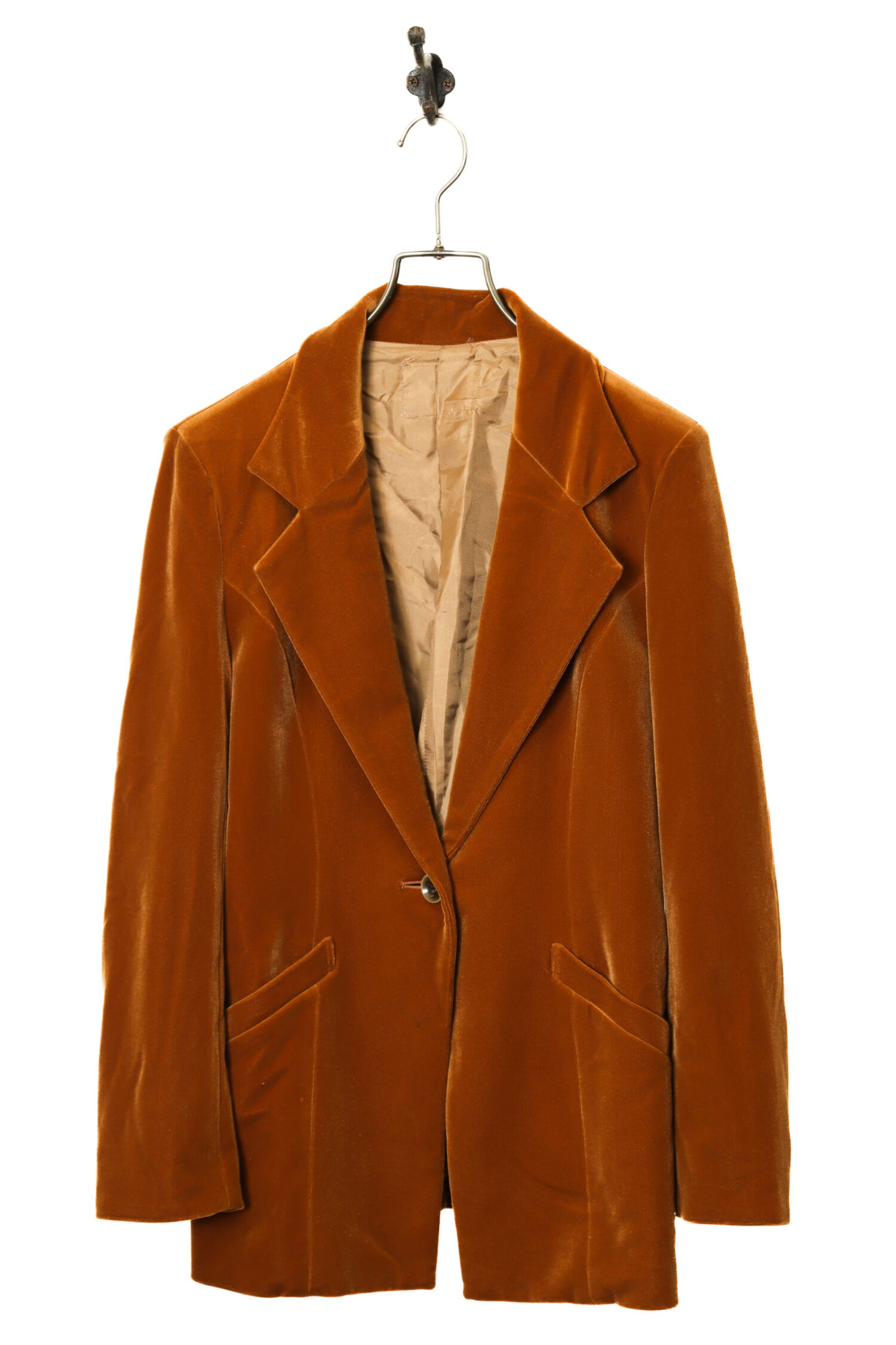 VINTAGE VELVET TAILOERED JACKET/S