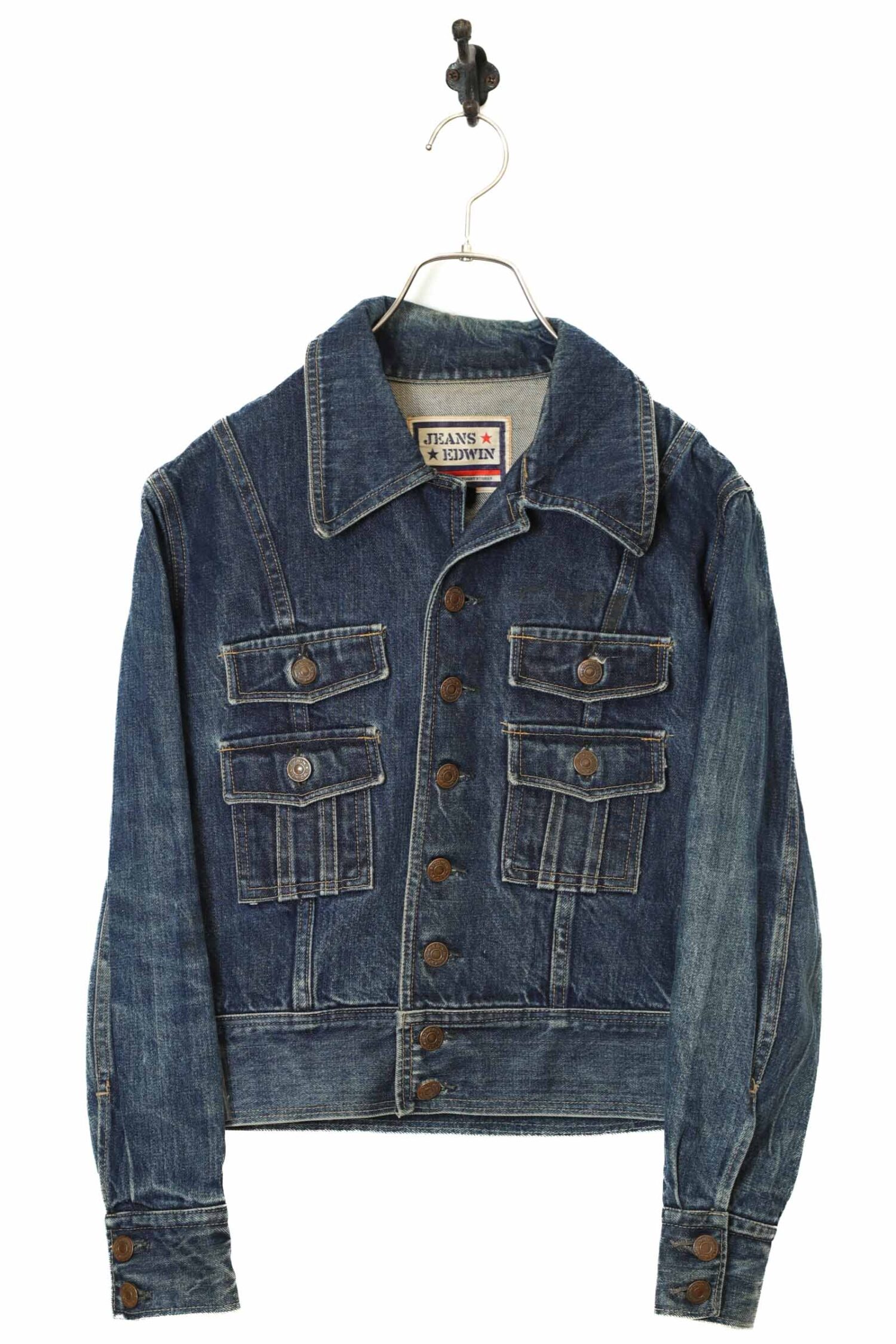 USED EDWIN DENIM JACKET/S