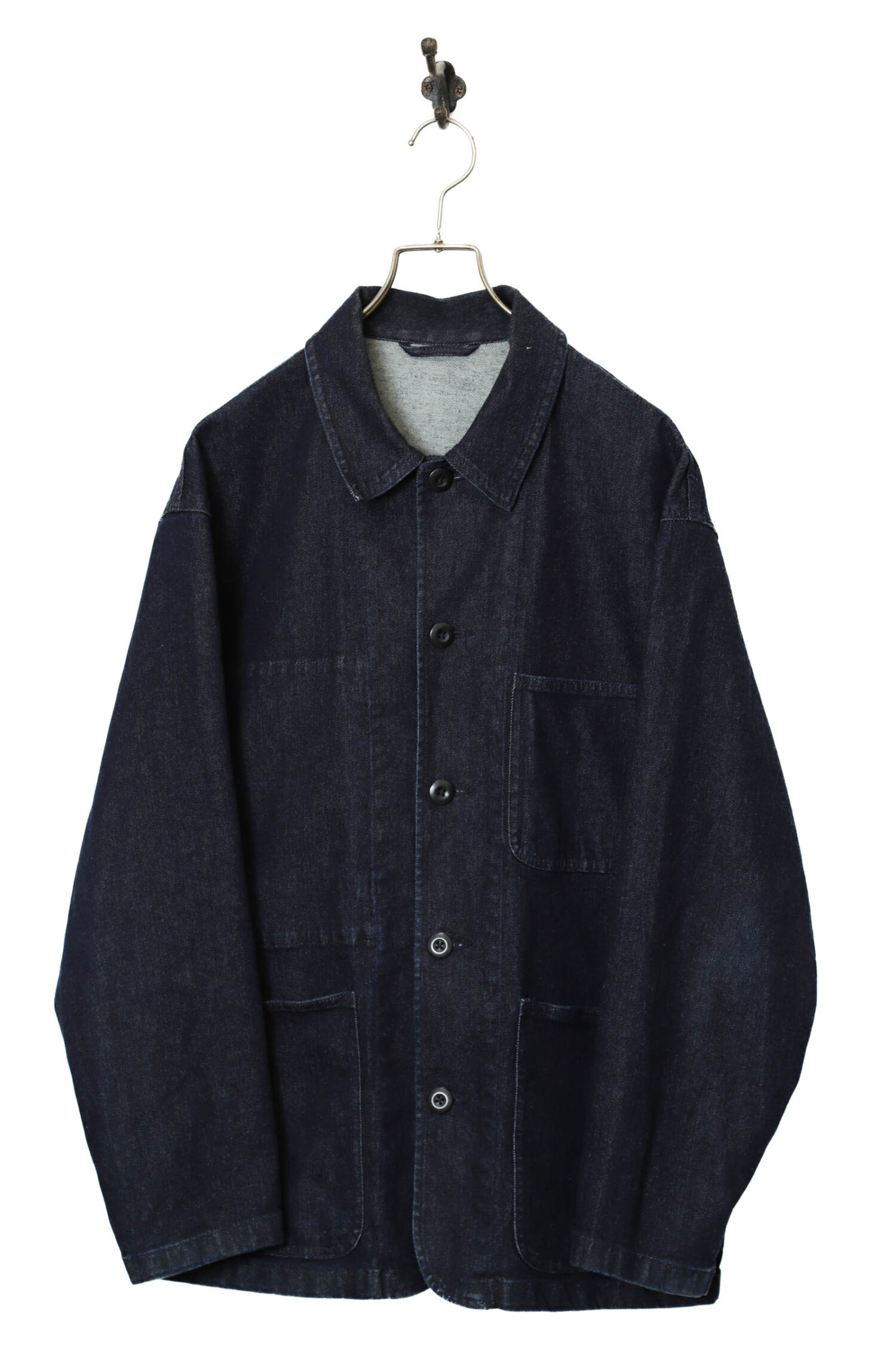 VINTAGE COVERALL DENIM JACKET/L