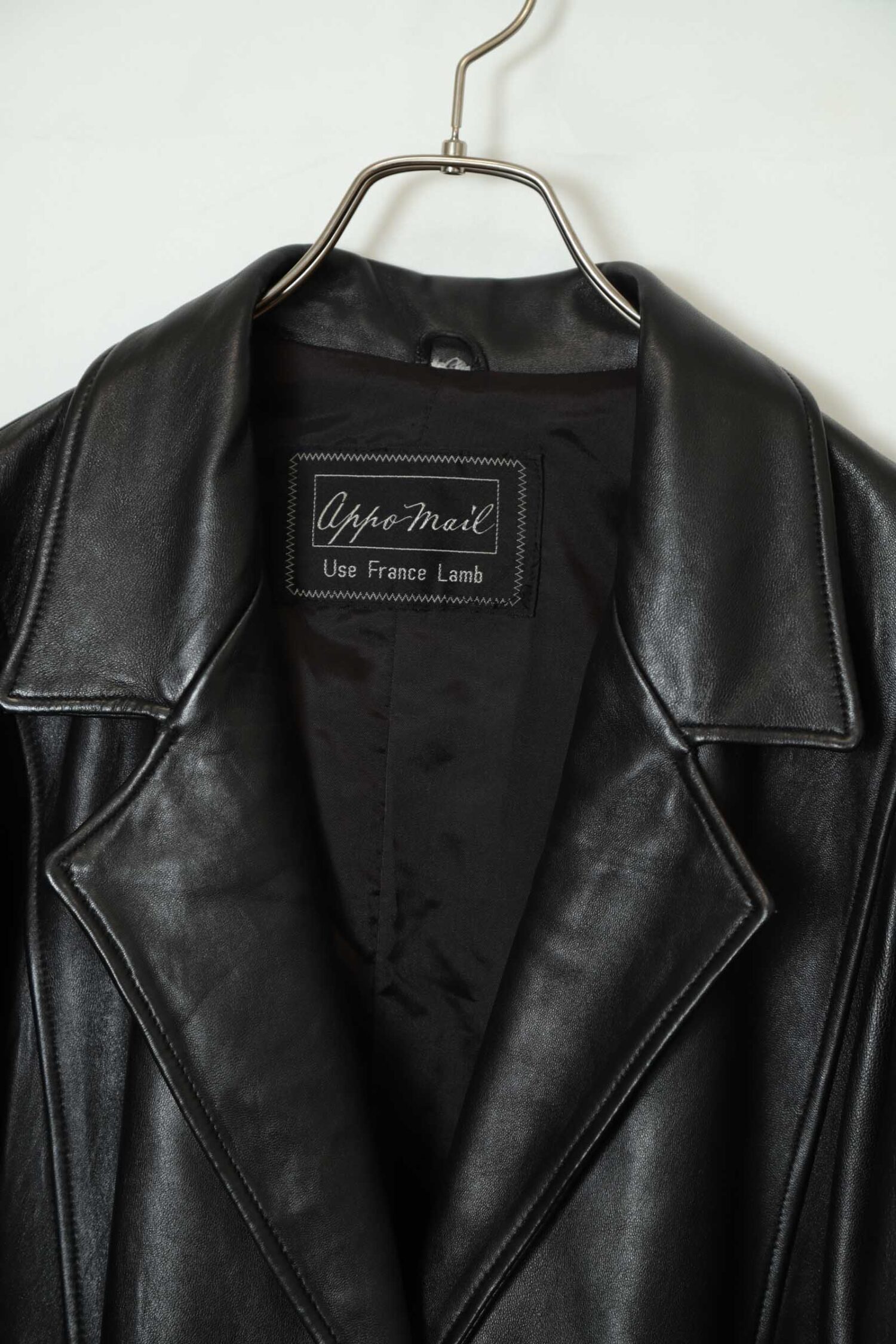 Alternative view of VINTAGE LAMB LEATHER JACKET/M
