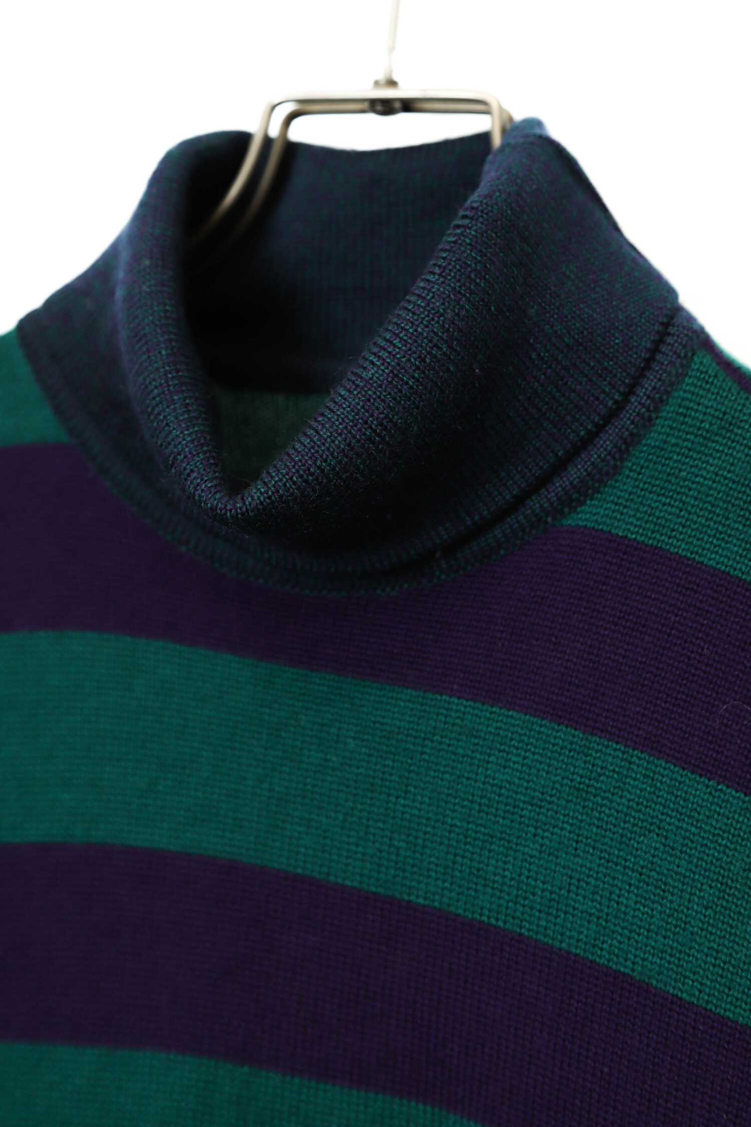 Alternative view of VINTAGE BORDER HIGH-NECK SWEATER/S