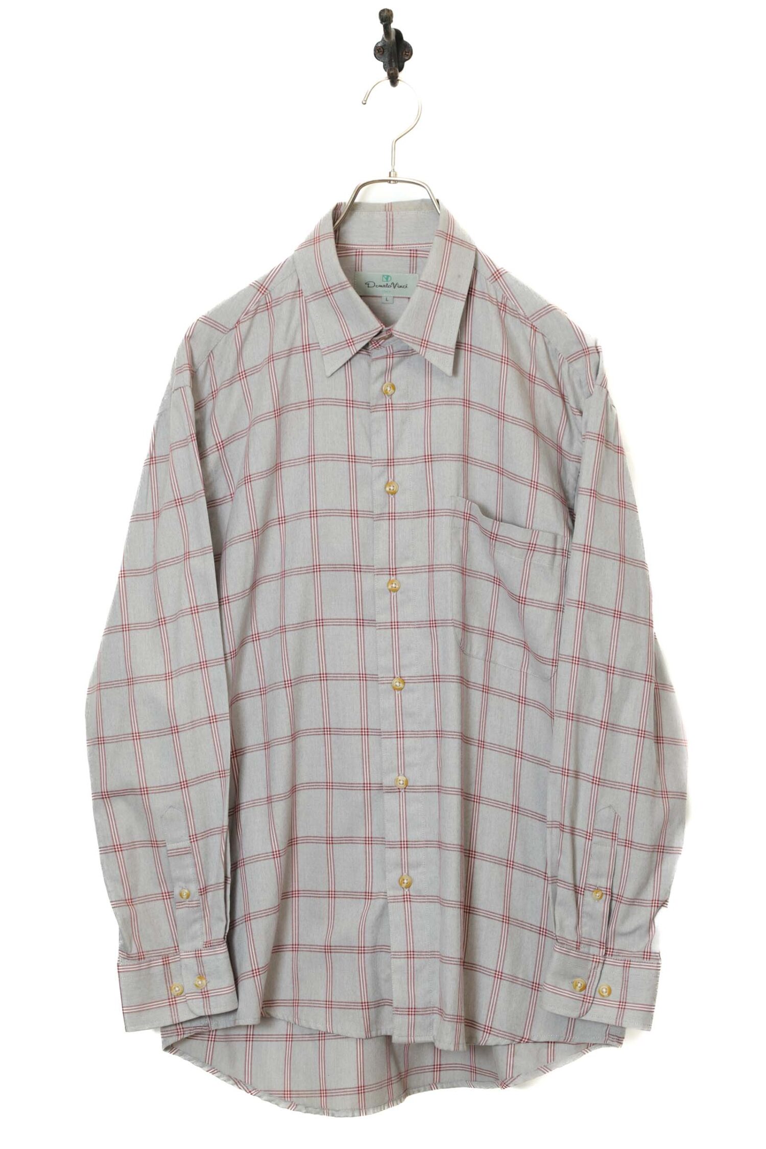 USED DONATO VINCI CHECK SHIRT/L