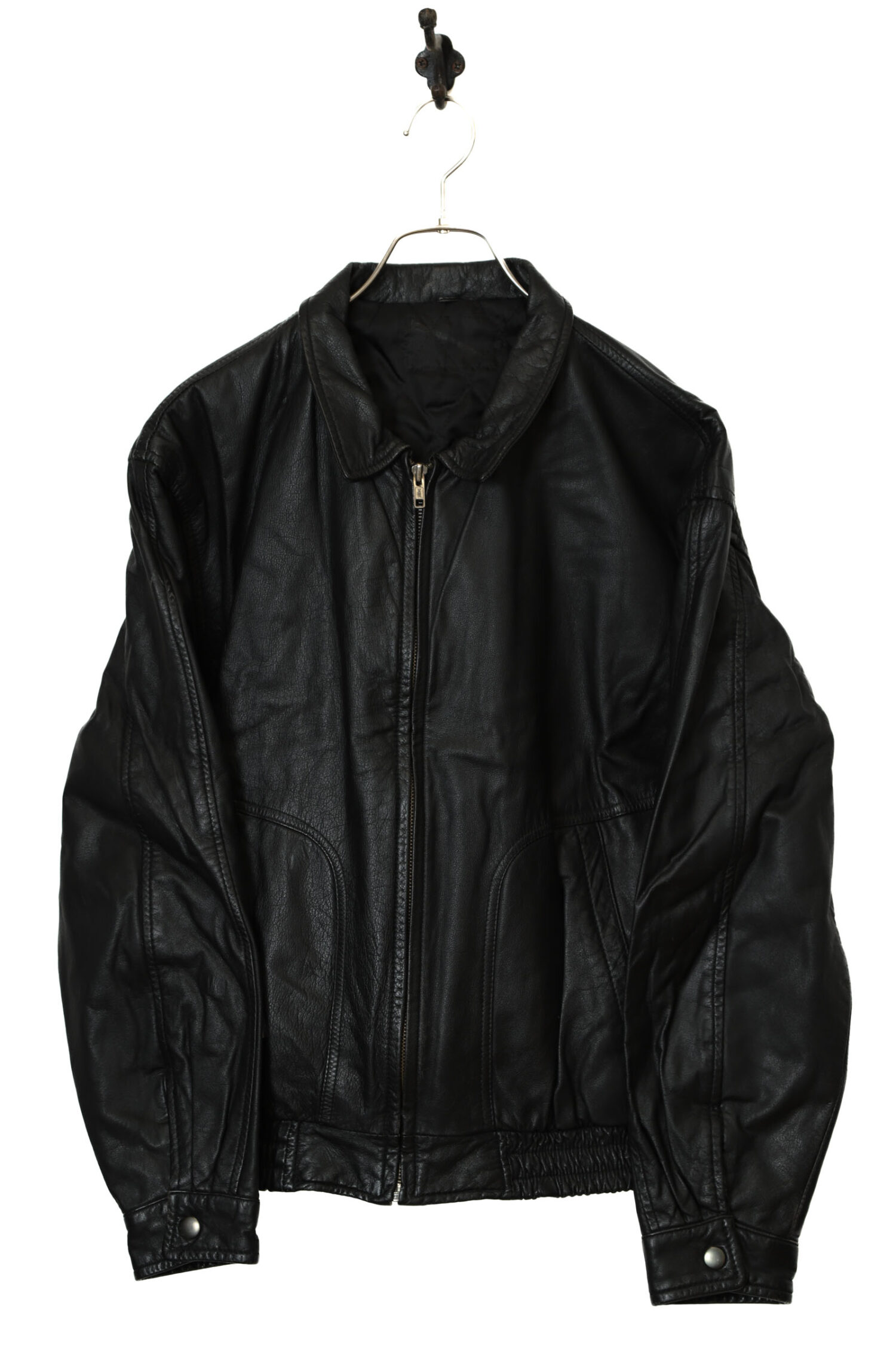 VINTAGE COW LEATHER JACKET/M