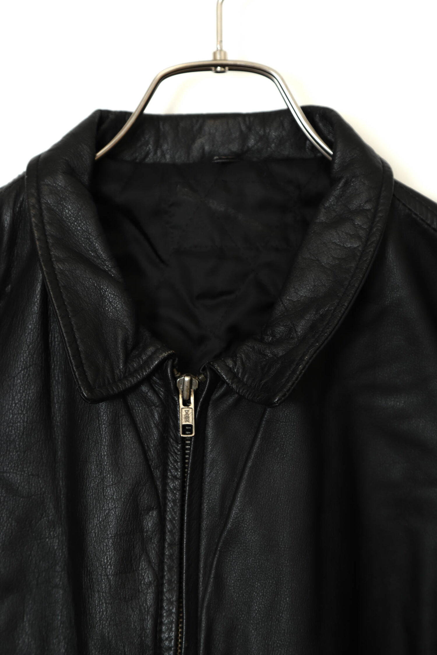 Alternative view of VINTAGE COW LEATHER JACKET/M