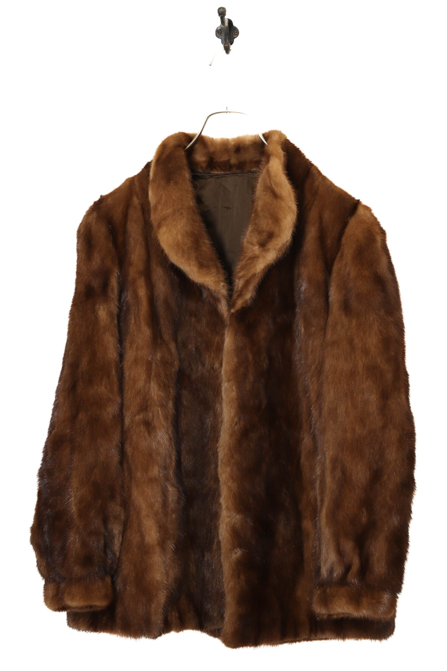VINTAGE SHORT FUR COAT/M