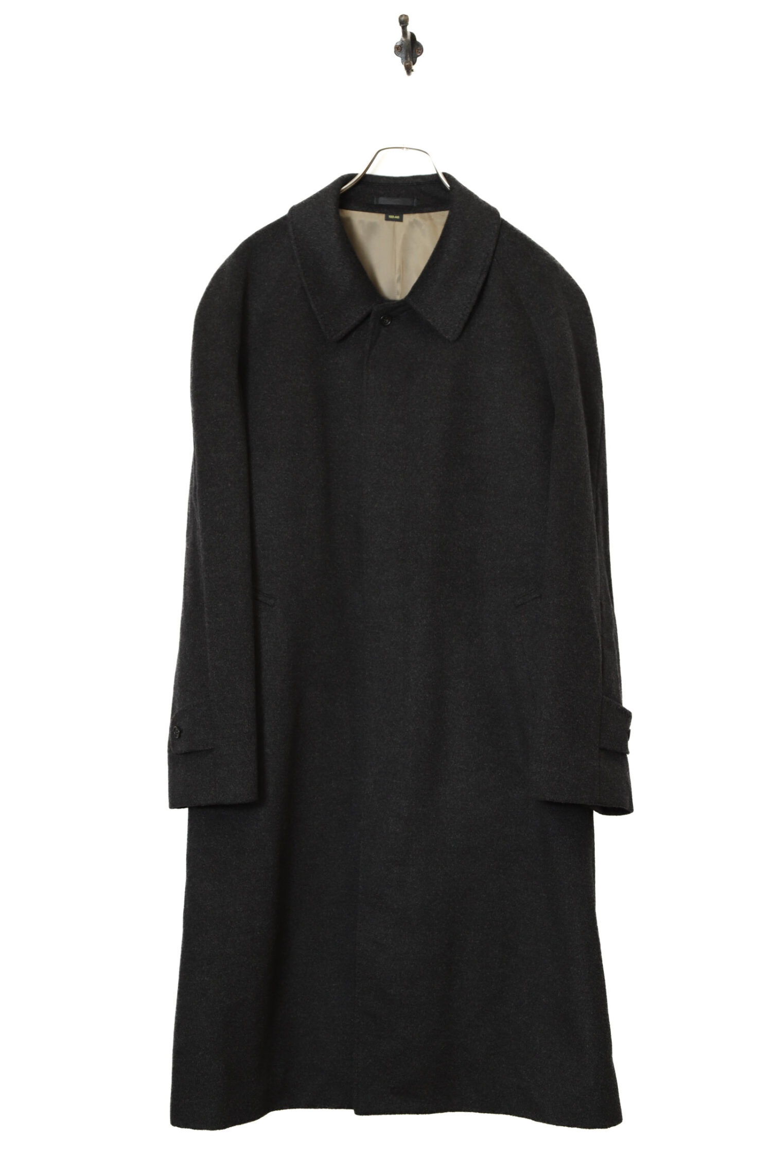 USED CASHMERE WOOL COAT/L