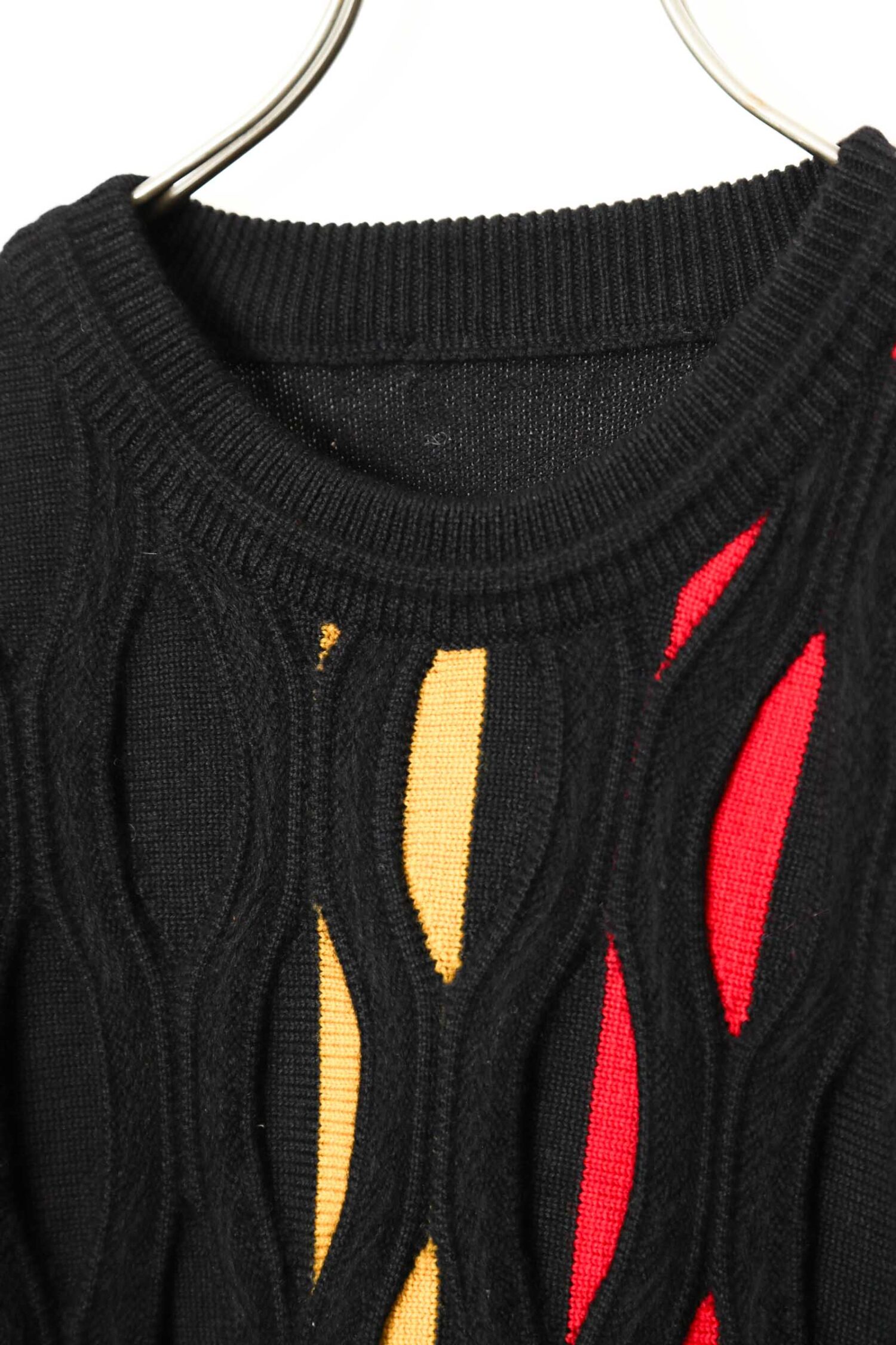 Alternative view of VINTAGE 3D KNITTED SWEATER/L