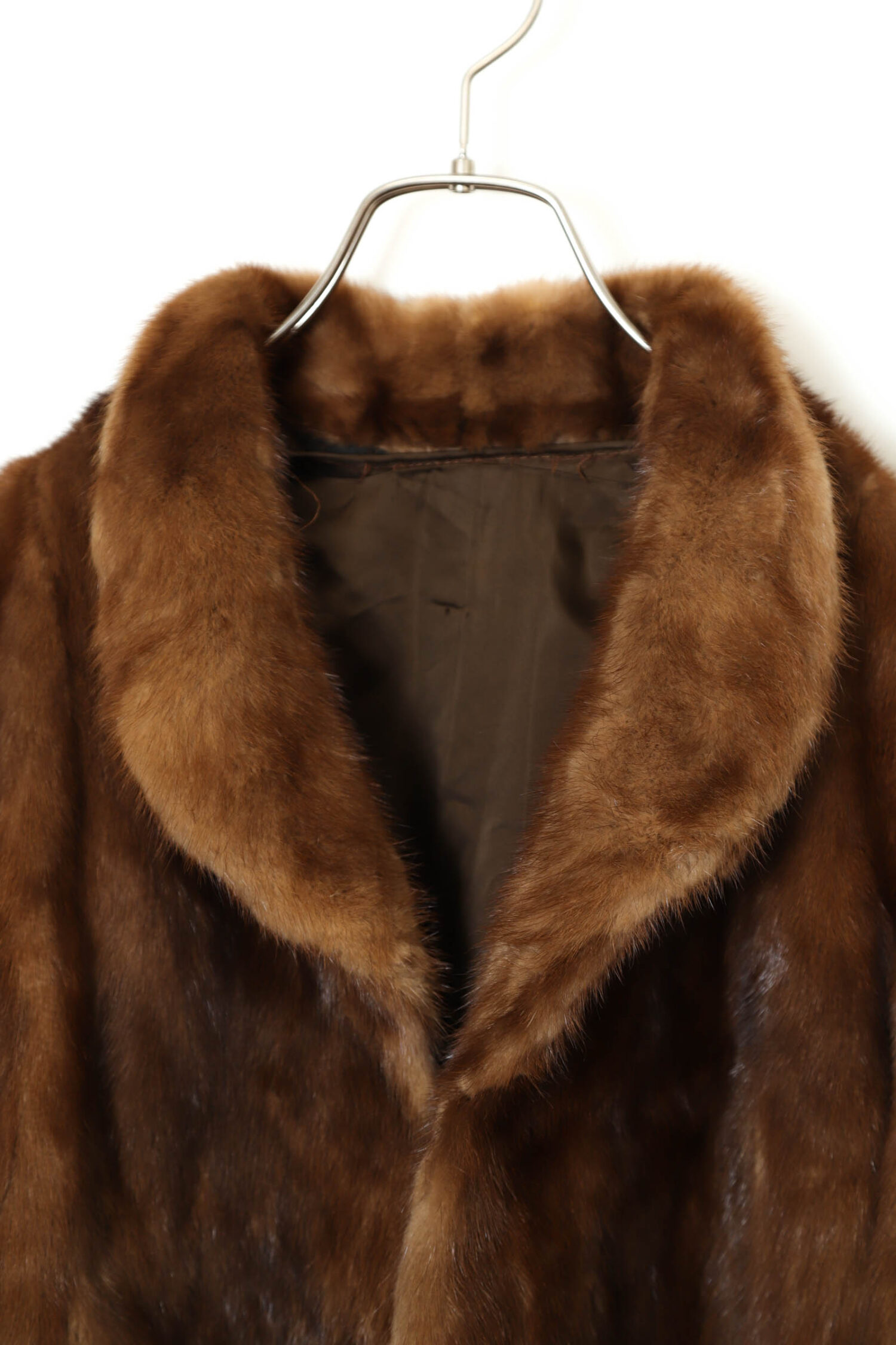 Alternative view of VINTAGE SHORT FUR COAT/M