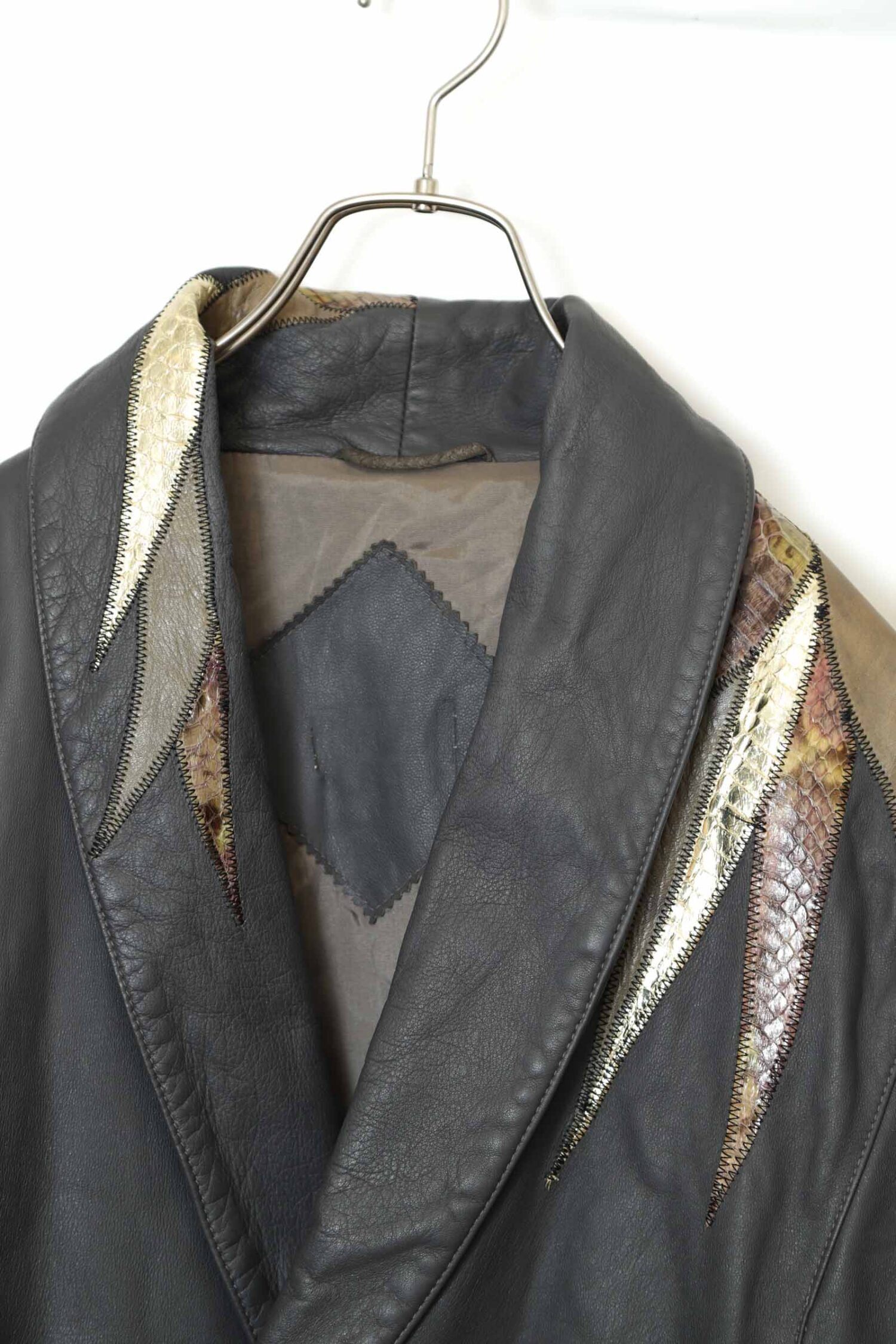 Alternative view of VINTAGE DESIGN SHEEP LEATHER JACKET/XL