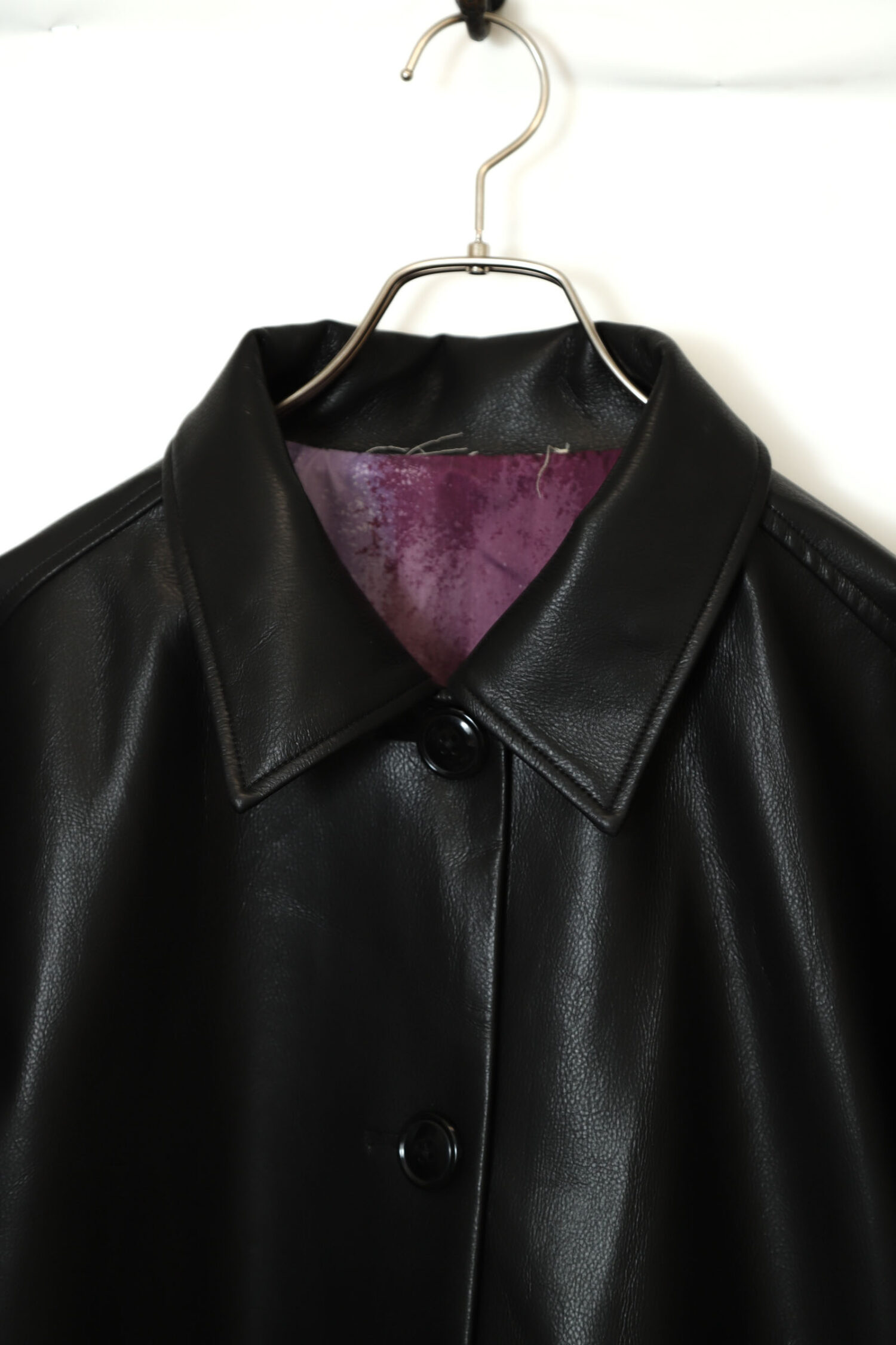 Alternative view of VINTAGE FAKE LEATHER JACKET/XL