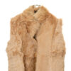 VINTAGE FAKE FUR VEST/L