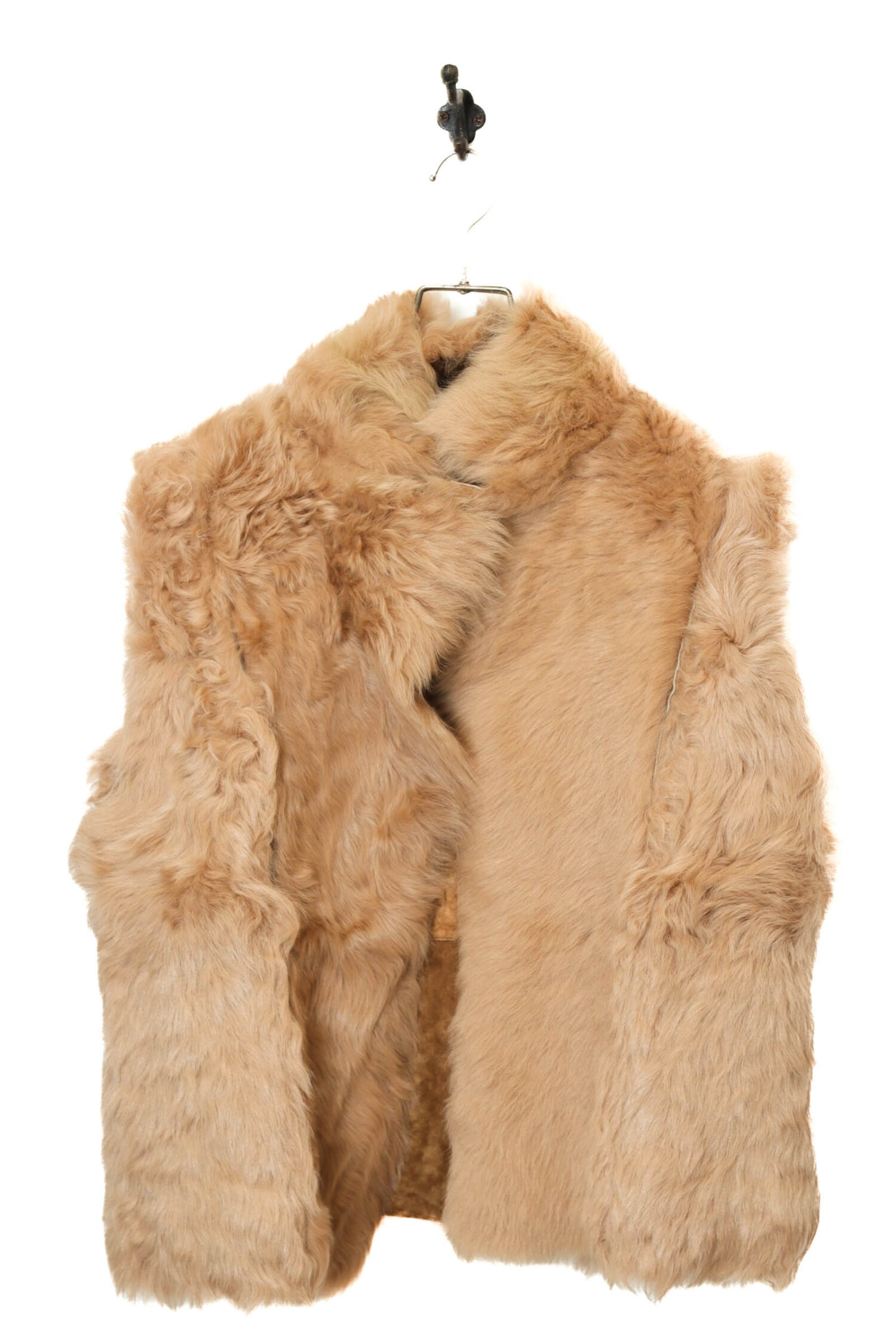 VINTAGE FACK FUR VEST/L