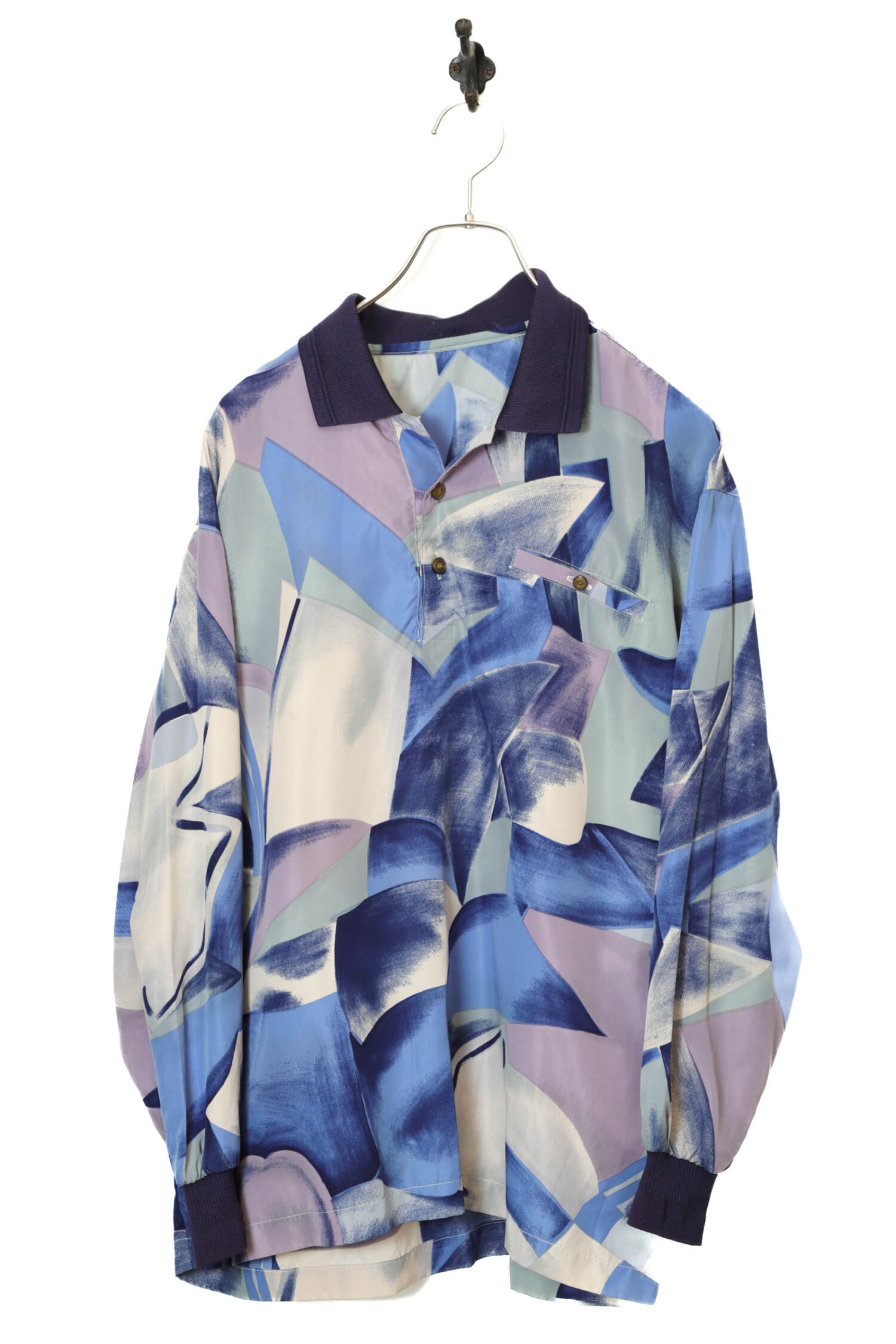 VINTAGE PRINTED PULL OVER SHIRT/M