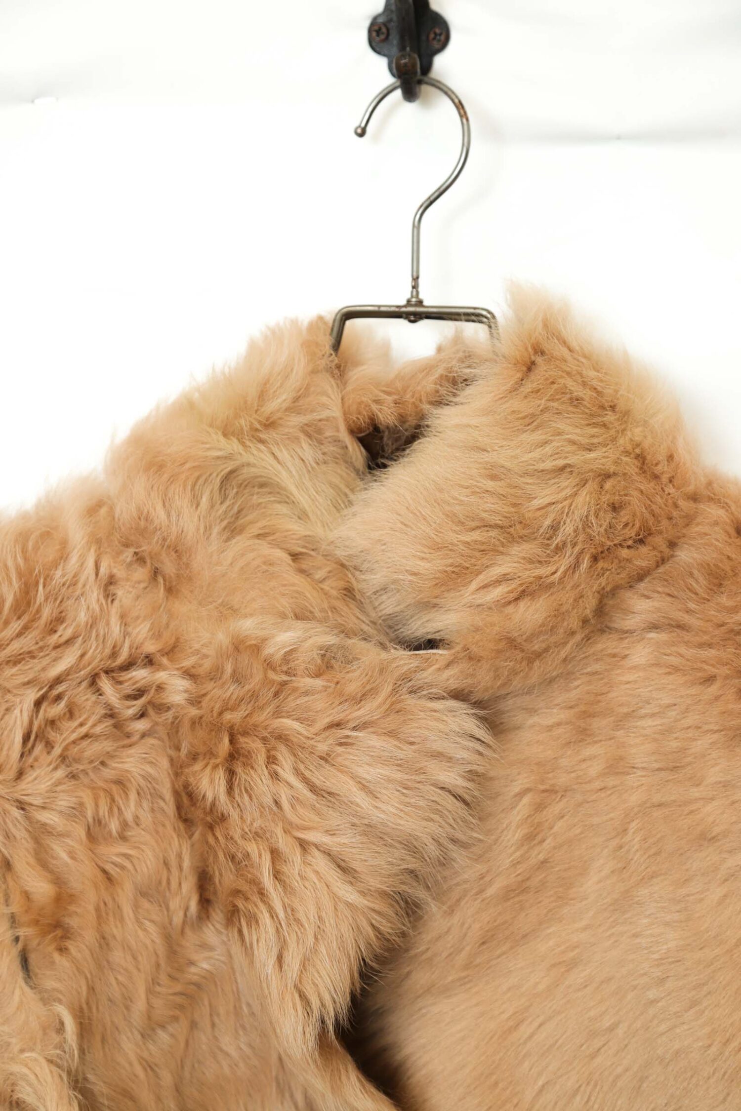 Alternative view of VINTAGE FACK FUR VEST/L