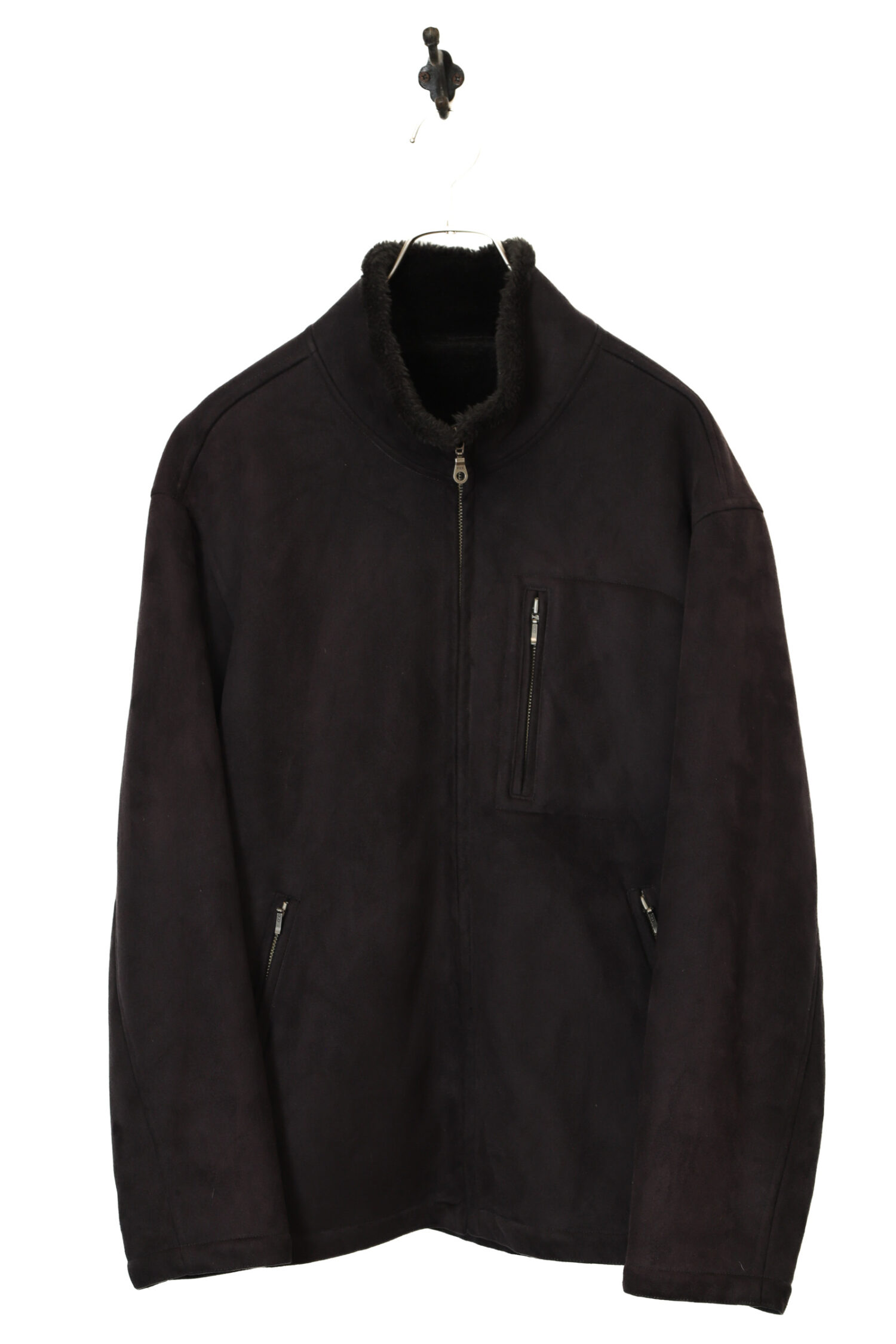 VINTAGE FAKE SUEDE BOA JACKET/L