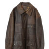 VINTAGE PIG LEATHER JACKET/XL