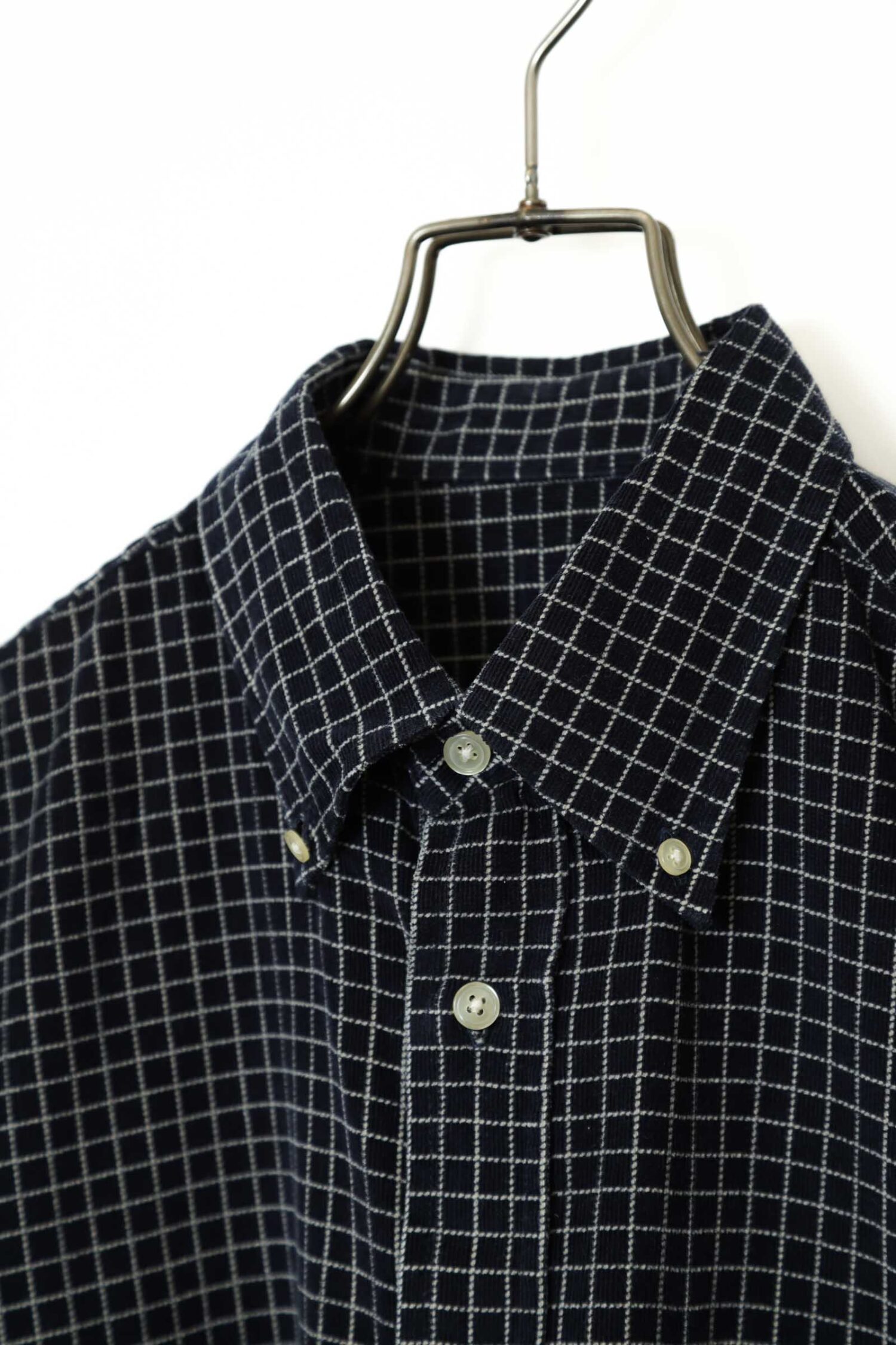 Alternative view of USED CORDUROY CHECK PATTERN SHIRT/XL