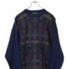 VINTAGE PATTERN KNITED SWEATER/M