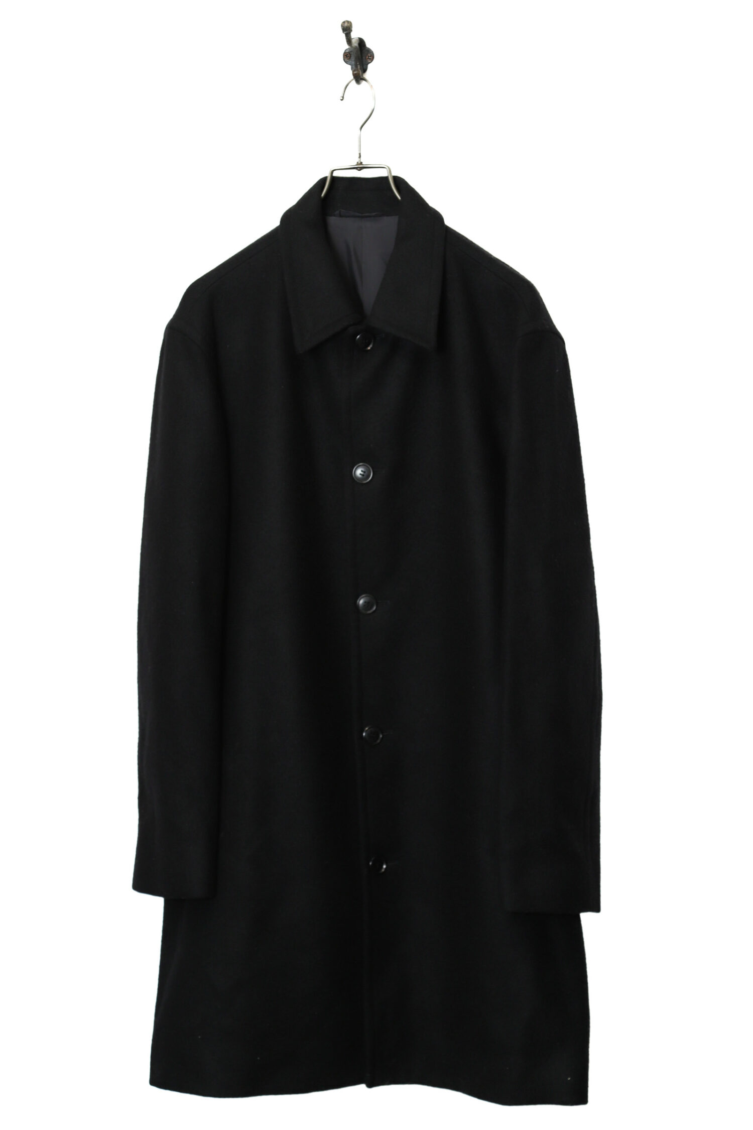 USED CALVIN KLEIN CONVERTIBLE COLLAR COAT/L