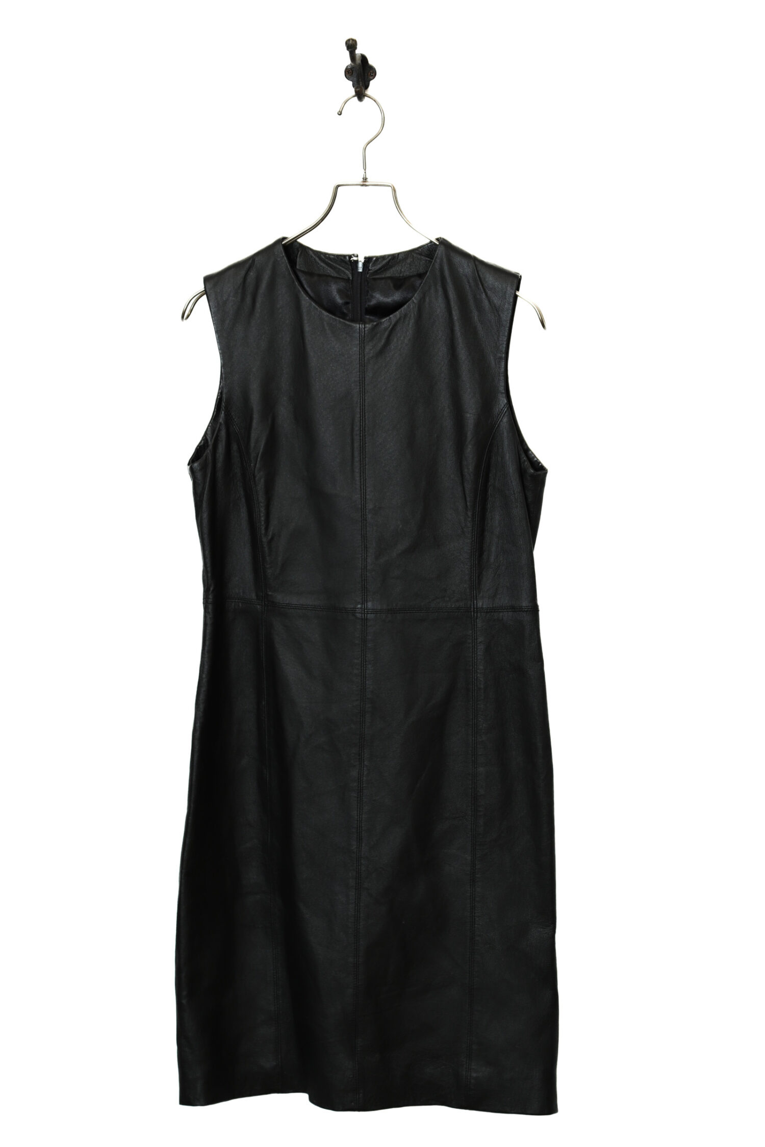 VINTAGE SHEEP LEATHER ONE-PIECE DRESS/M