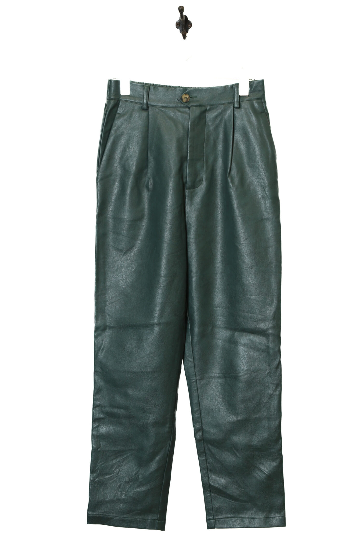 VINTAGE FAKE LEATHER PANTS/W70