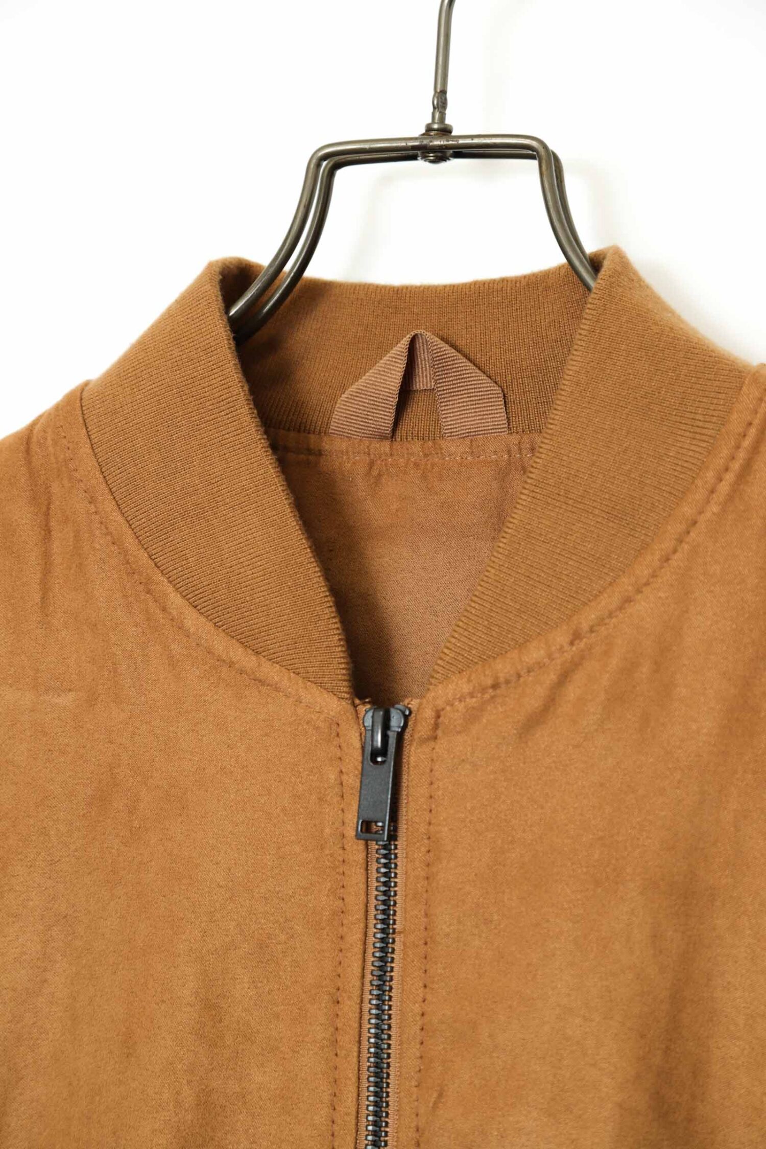Alternative view of VINTAGE FAKE SUEDE BOMBER JACKET/L