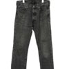 USED LEVI'S 501 BLACK DENIM/W84