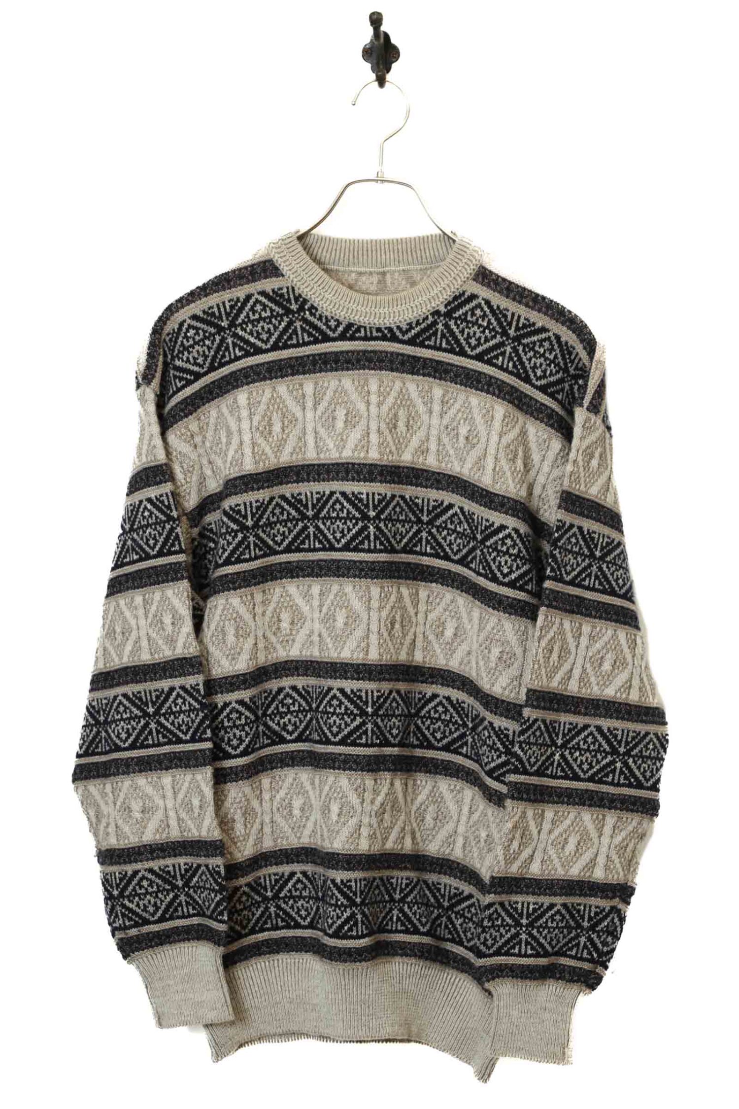 VINTAGE KNITTED SWEATER/XL