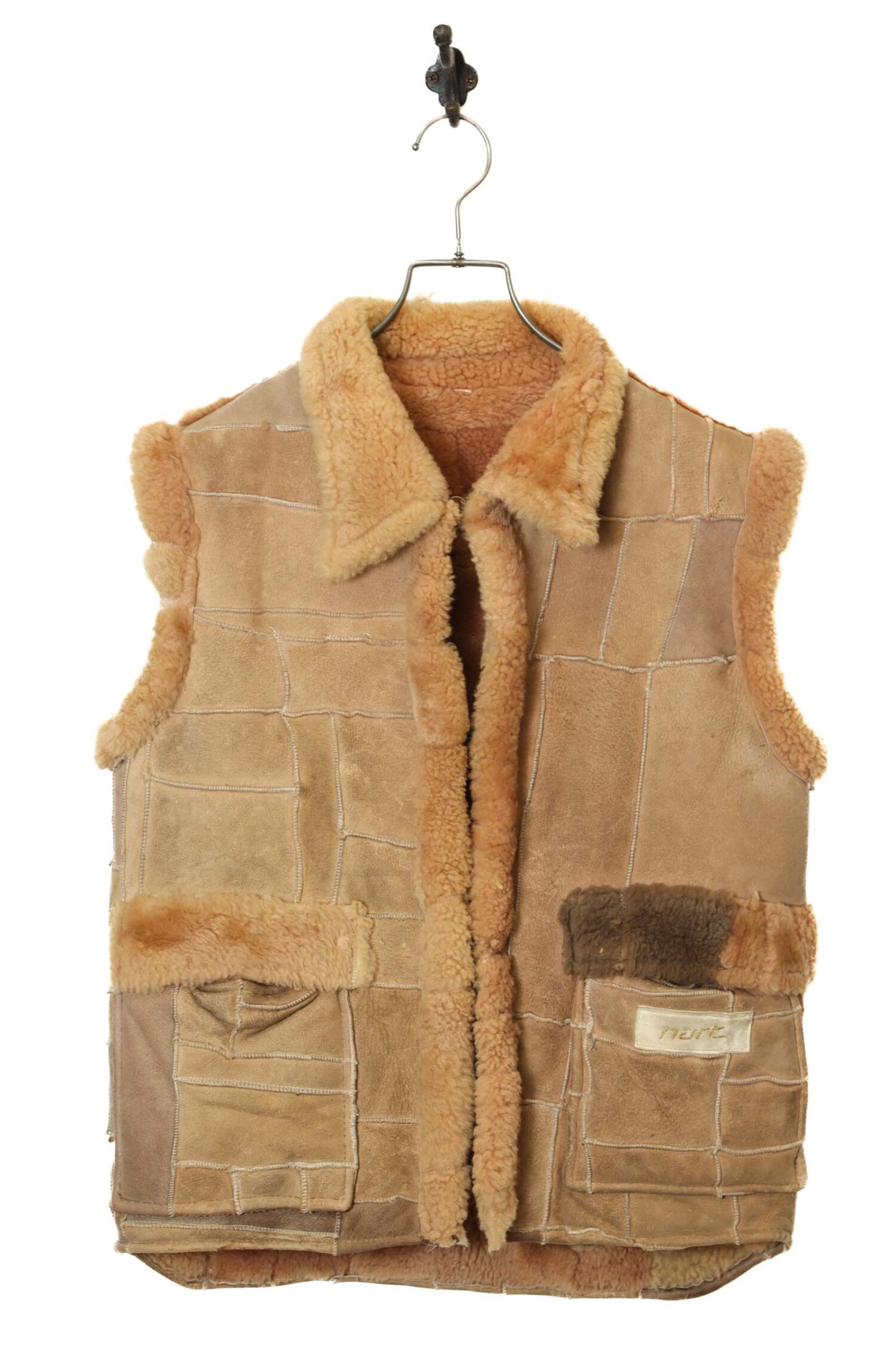 VINTAGE SUEDE BOA VEST/S