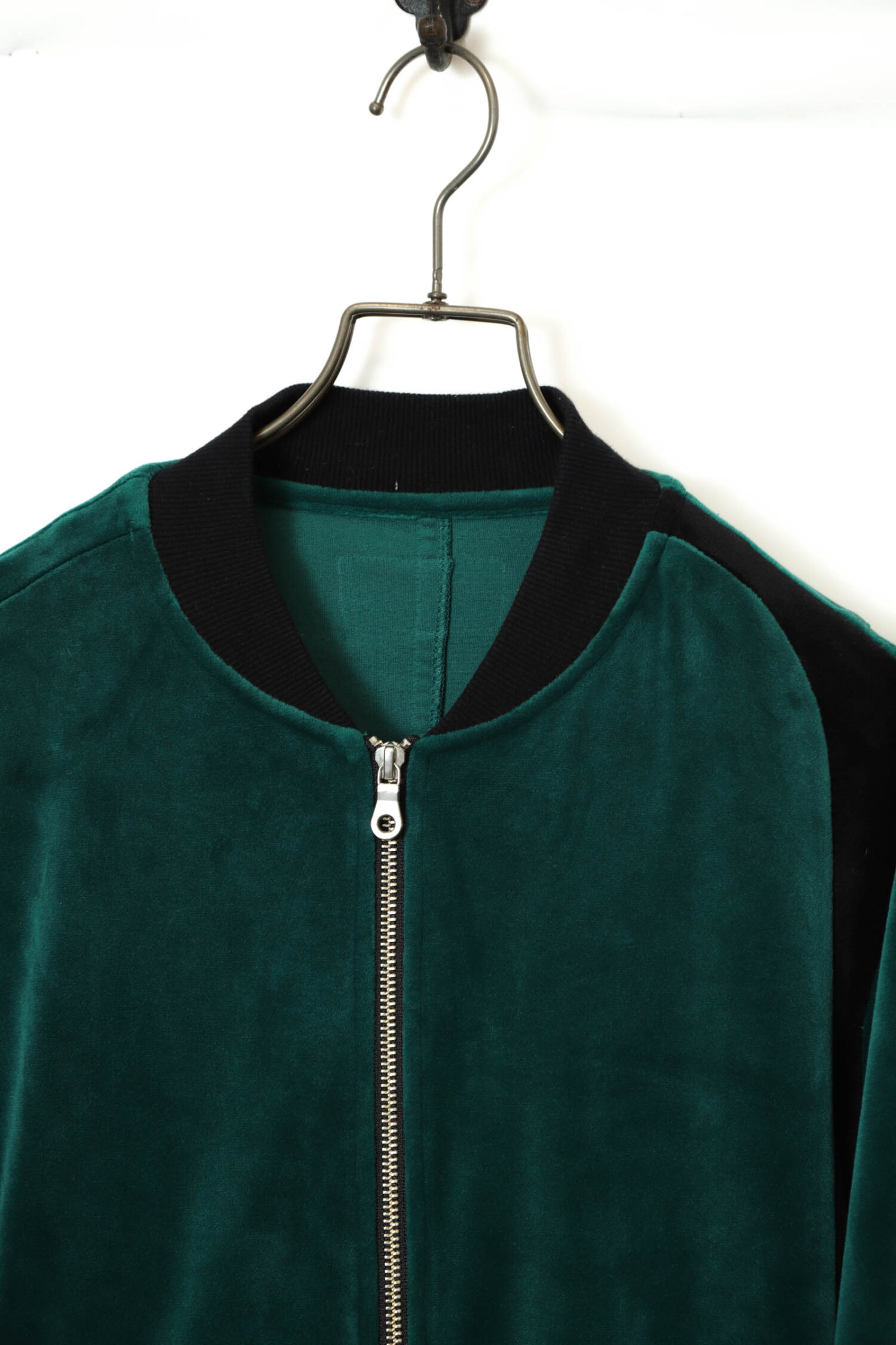 Alternative view of VINTAGE VELOR BOMBER JACKET/L