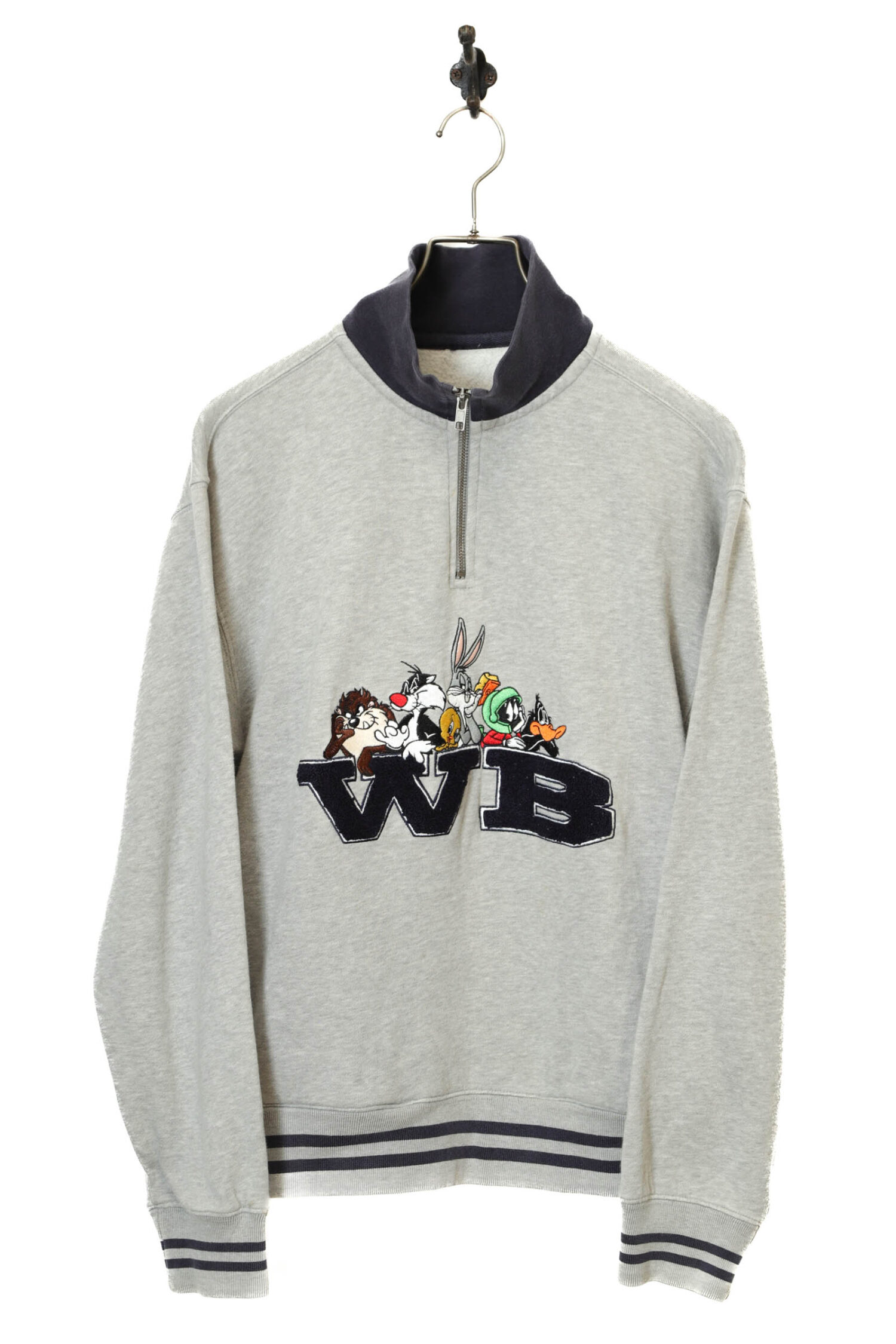 VINTAGE HALF ZIP SWEAT SHIRT/M