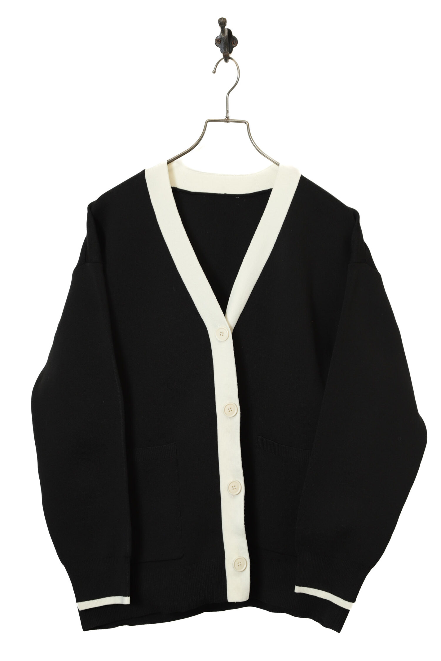 VINTAGE KNITTED CARDIGAN/L