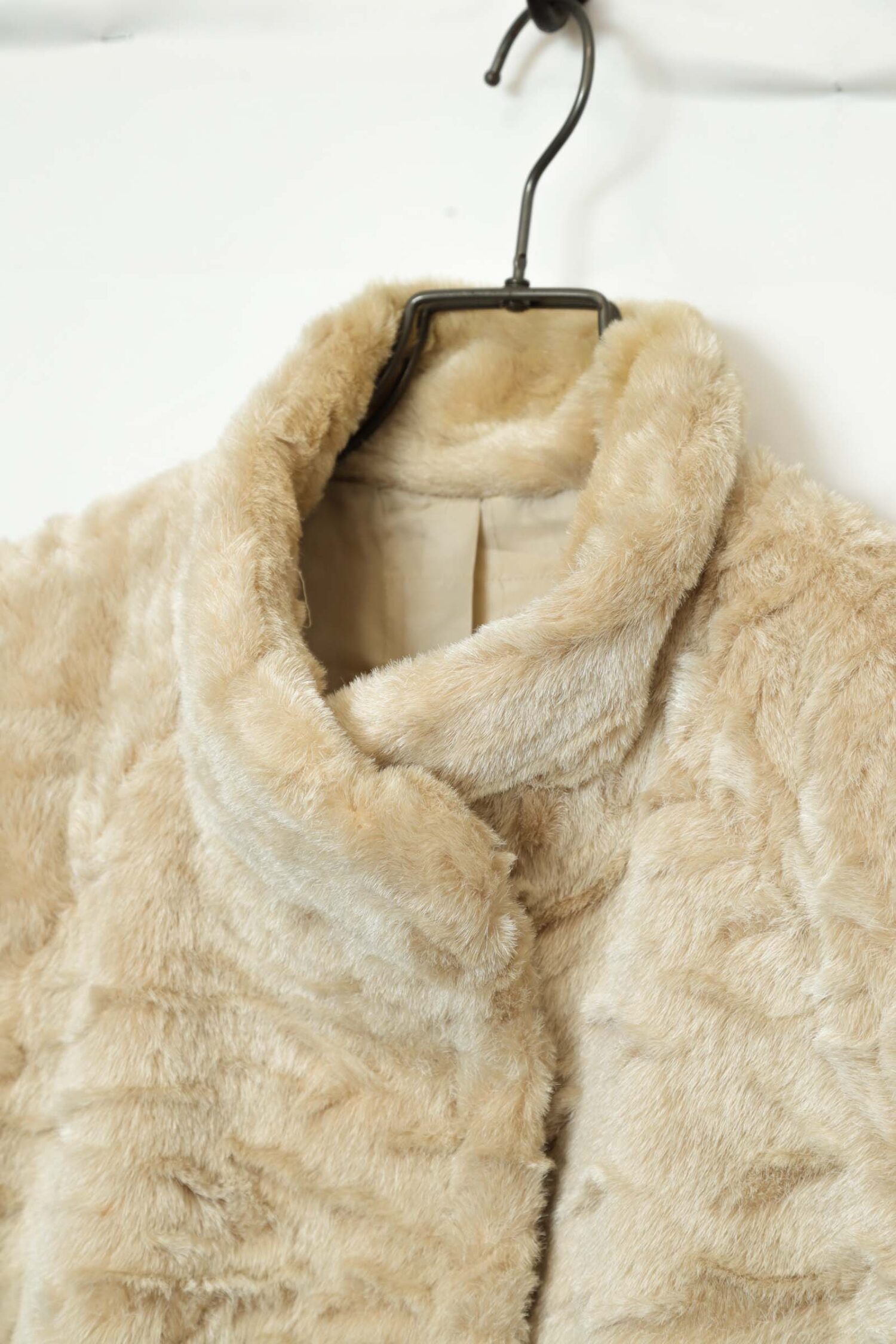 Alternative view of VINTAGE FAKE FUR COAT/XL
