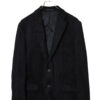 VINTAGE DARK CHECK TAILORED JACKET/M