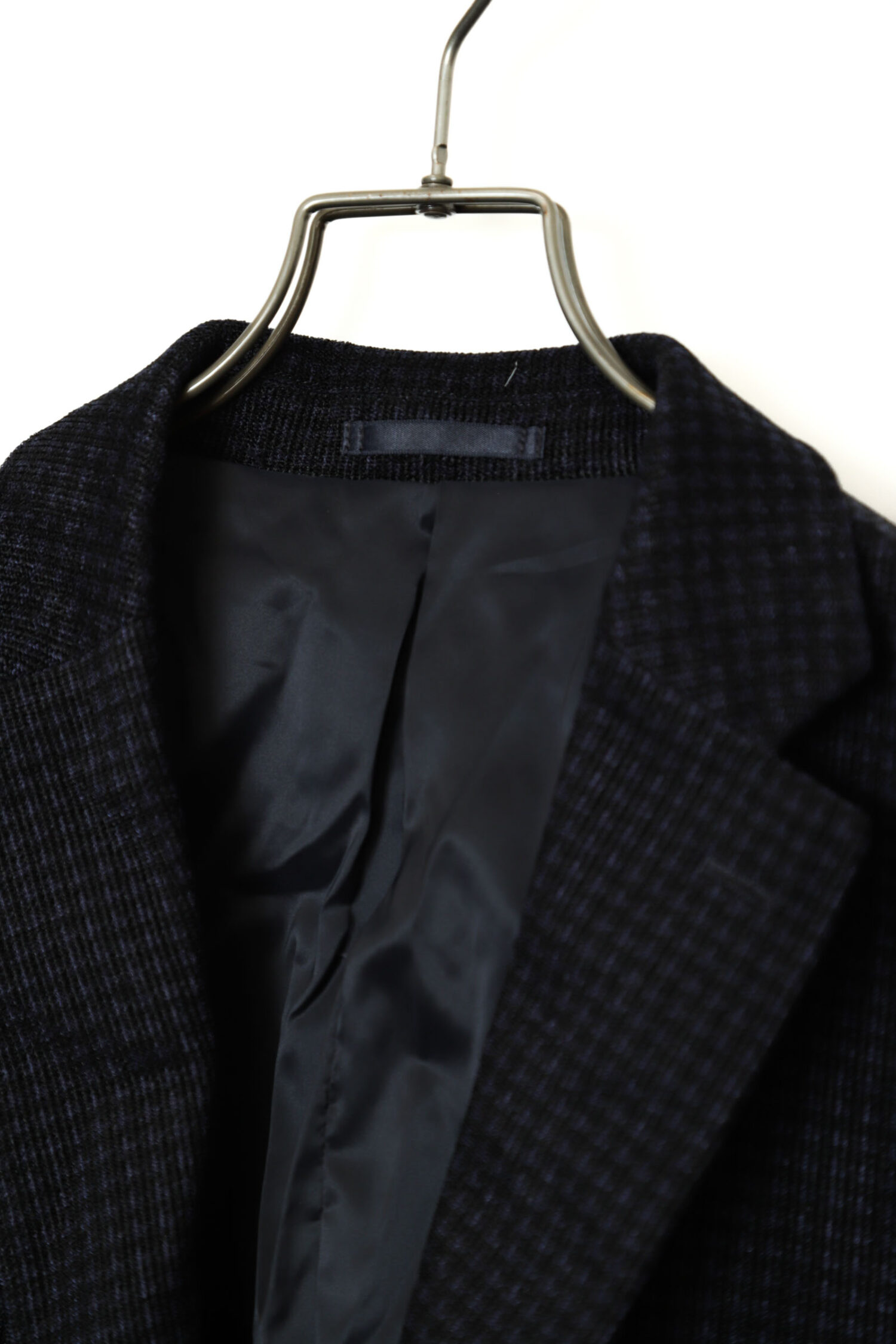 Alternative view of VINTAGE DARK CHECK TAILORED JACKET/M
