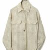 VINTAGE TWEED SHIRT JACKET/XL