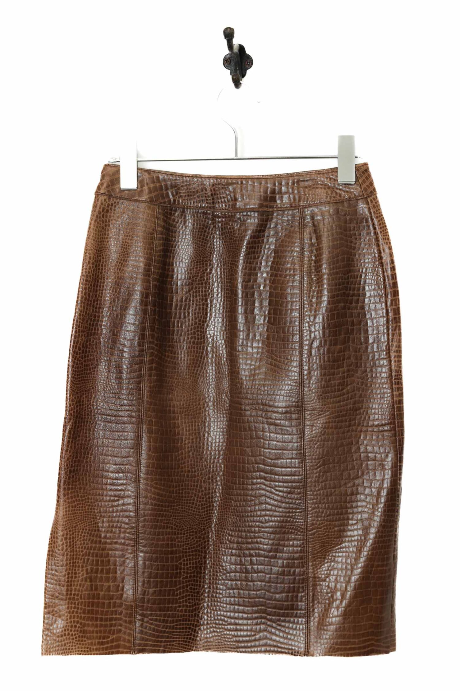 VINTAGE SHEEP LEATHER SKIRT/W60