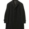VINTAGE CONVERTIBLE COLLAR COAT/L