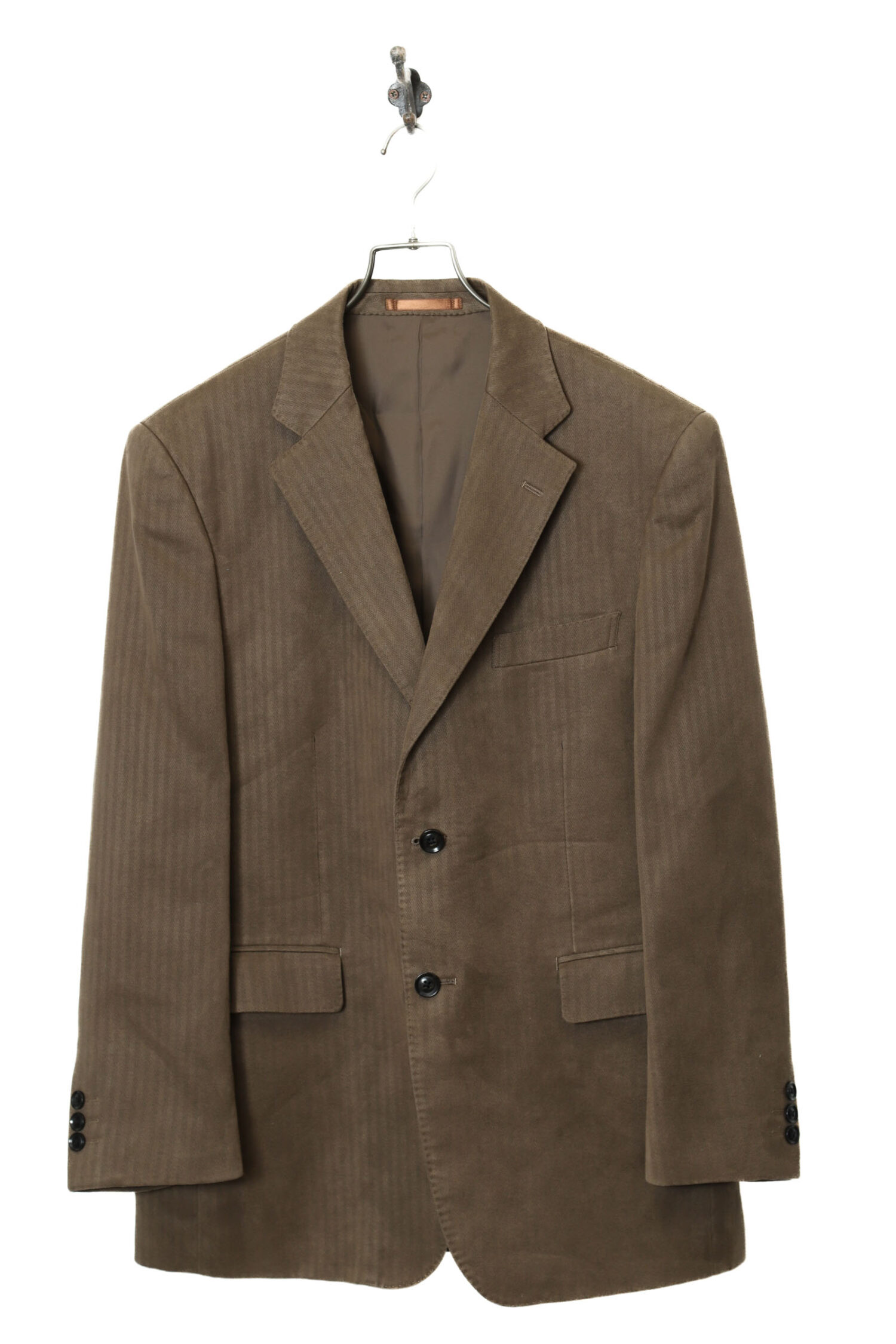 VINTAGE HERRING BONE TAILORED JACKET/L