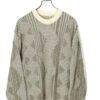 VINTAGE PATTERN KNITTED SWEATER/L
