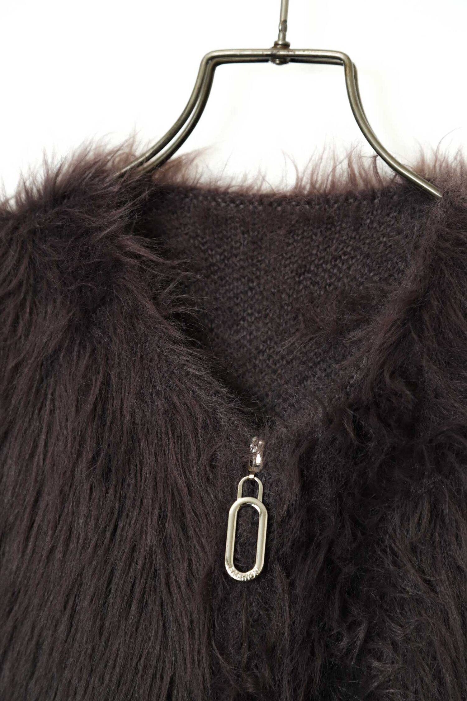 Alternative view of VINTAGE FACE FUR VEST/L