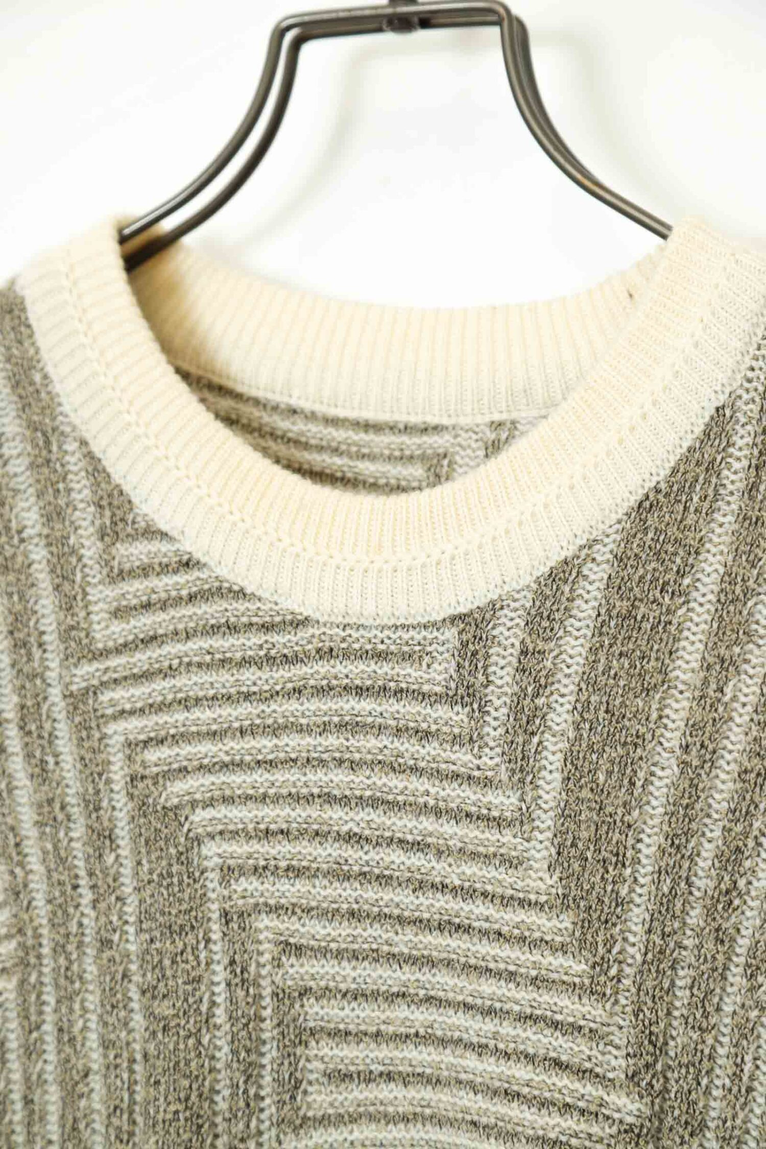 Alternative view of VINTAGE PATTERN KNITTED SWEATER/L
