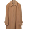 VINTAGE CASHMERE WOOL CONVERTIBLE COLLAR COAT/M